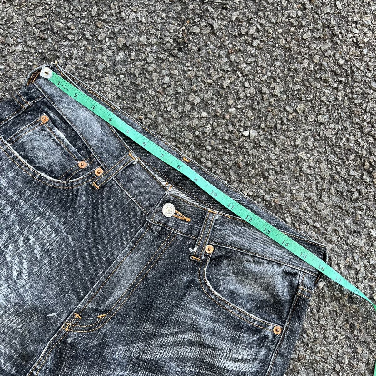 Tornado Mart FLARE JEANS CLAWMARK DENIM CRACK WASH BOBSON FADED PANTS Size US 31 - 5 Thumbnail