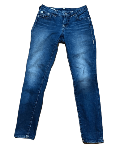 True Religion Vintage True Religion Mid Rise Skinny Denim Jeans Size 26 Size 26" / US 2 / IT 38 - 1 Thumbnail