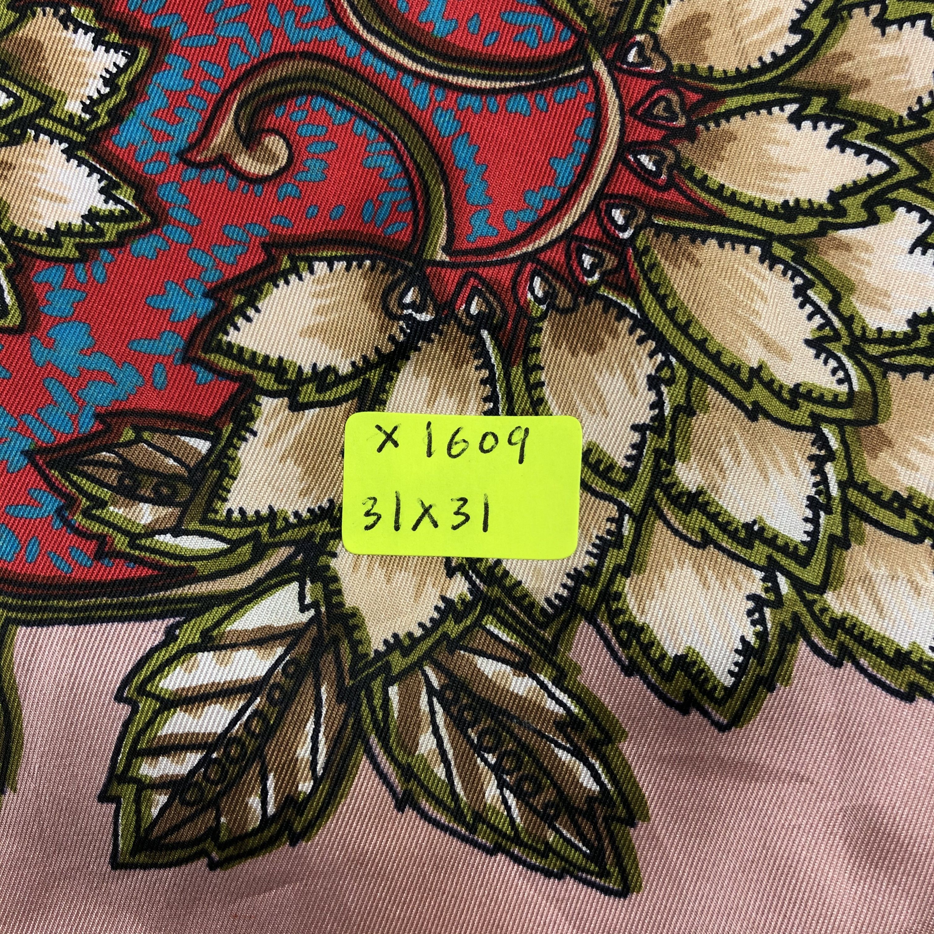 Vintage Vintage Silk Scarf Size ONE SIZE - 12 Thumbnail