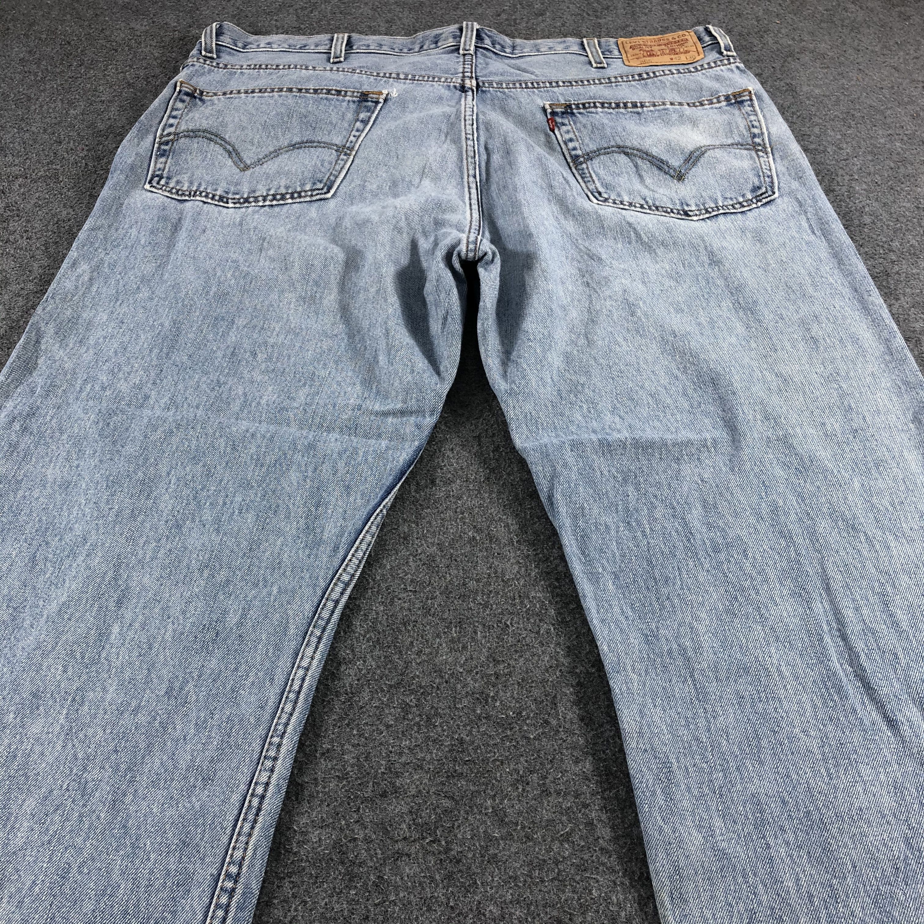 Levi's Vintage 90s Light Wash Levis 505 Jeans-J1231 Size US 43 - 4 Thumbnail