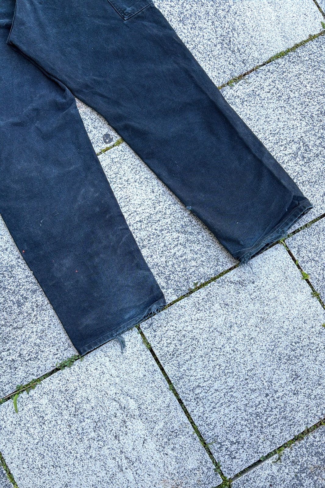 Carhartt Vintage Carhartt Pants Double Knee Distressed Faded Black Size US 35 - 8 Thumbnail