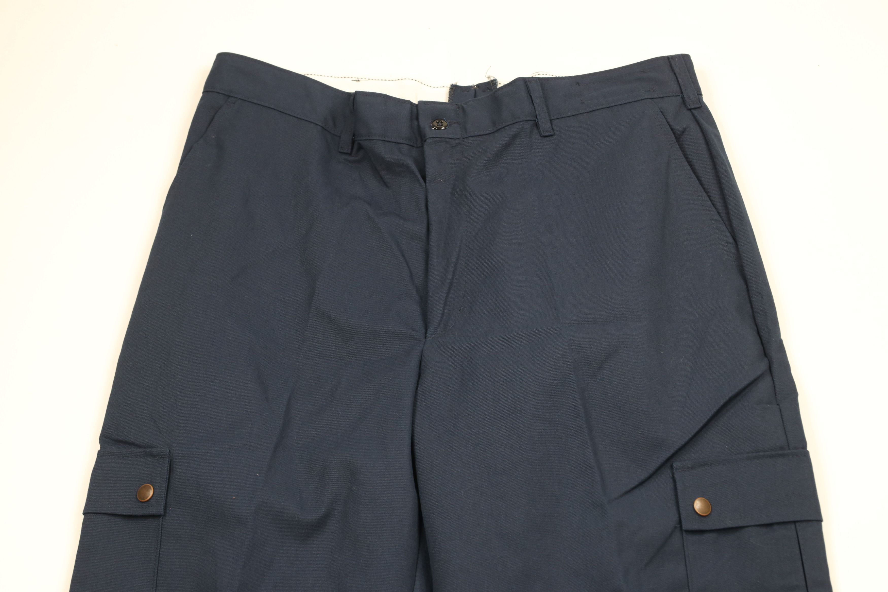 Vintage Vintage 90s Streetwear Leg Work Dungaree Cargo Pants Blue Size US 38 / EU 54 - 2 Thumbnail