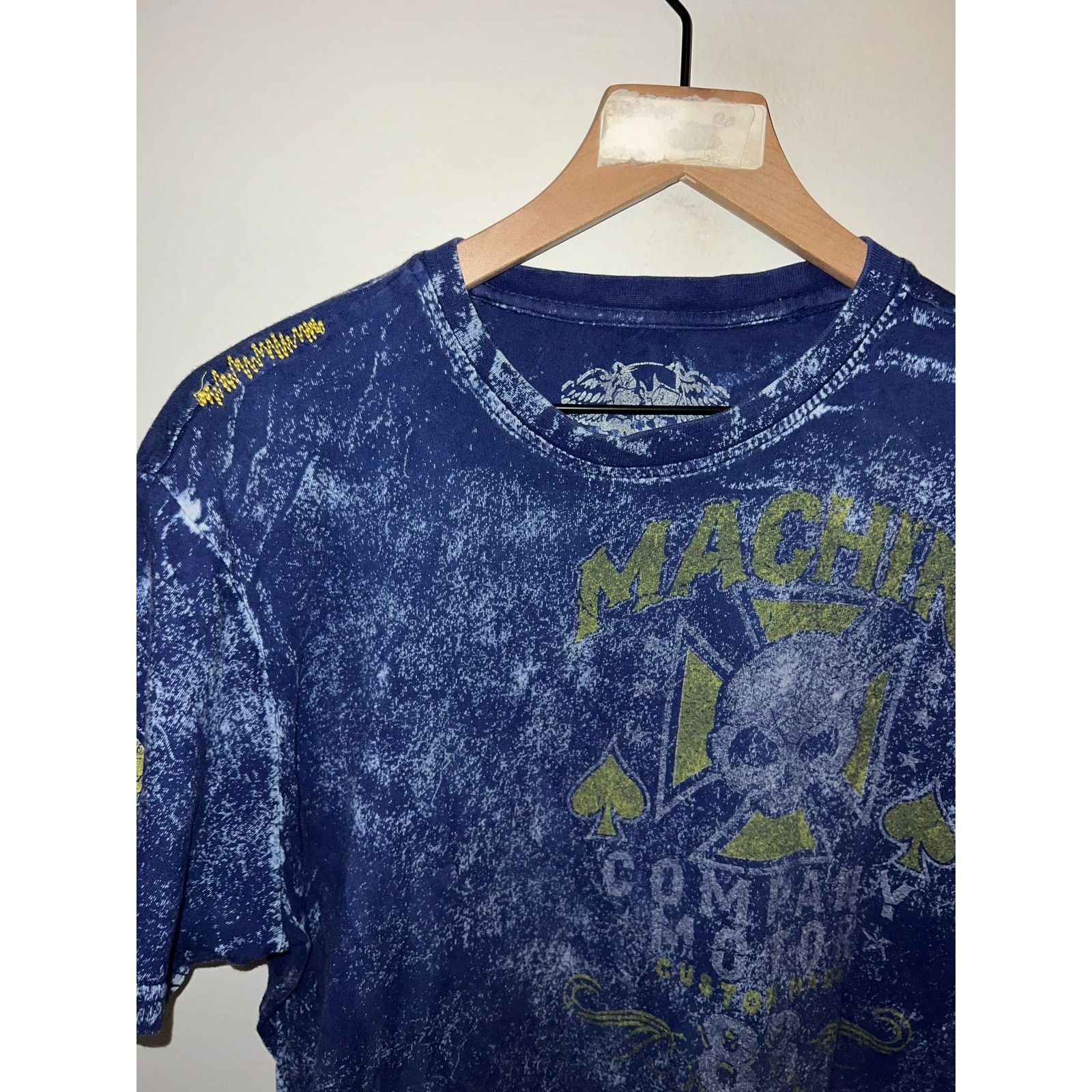 Vintage Y2K Custom Machine Shirt Motor Company AOP Tee 2000s Large Size US L / EU 52-54 / 3 - 6 Thumbnail
