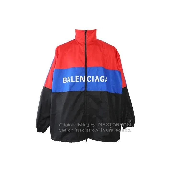 Balenciaga Balenciaga Color Block Zip Sports Jacket. Size US L / EU 52-54 / 3 - 1 Thumbnail