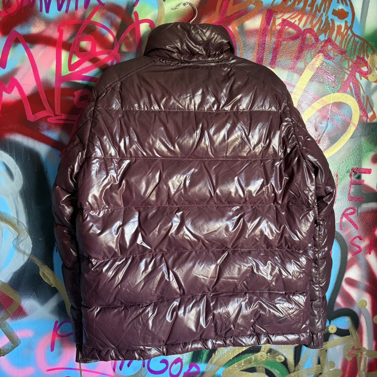 Moncler Moncler Burgundy/Purple Maya Puffer Jacket Size 3 Size US M / EU 48-50 / 2 - 2 Thumbnail
