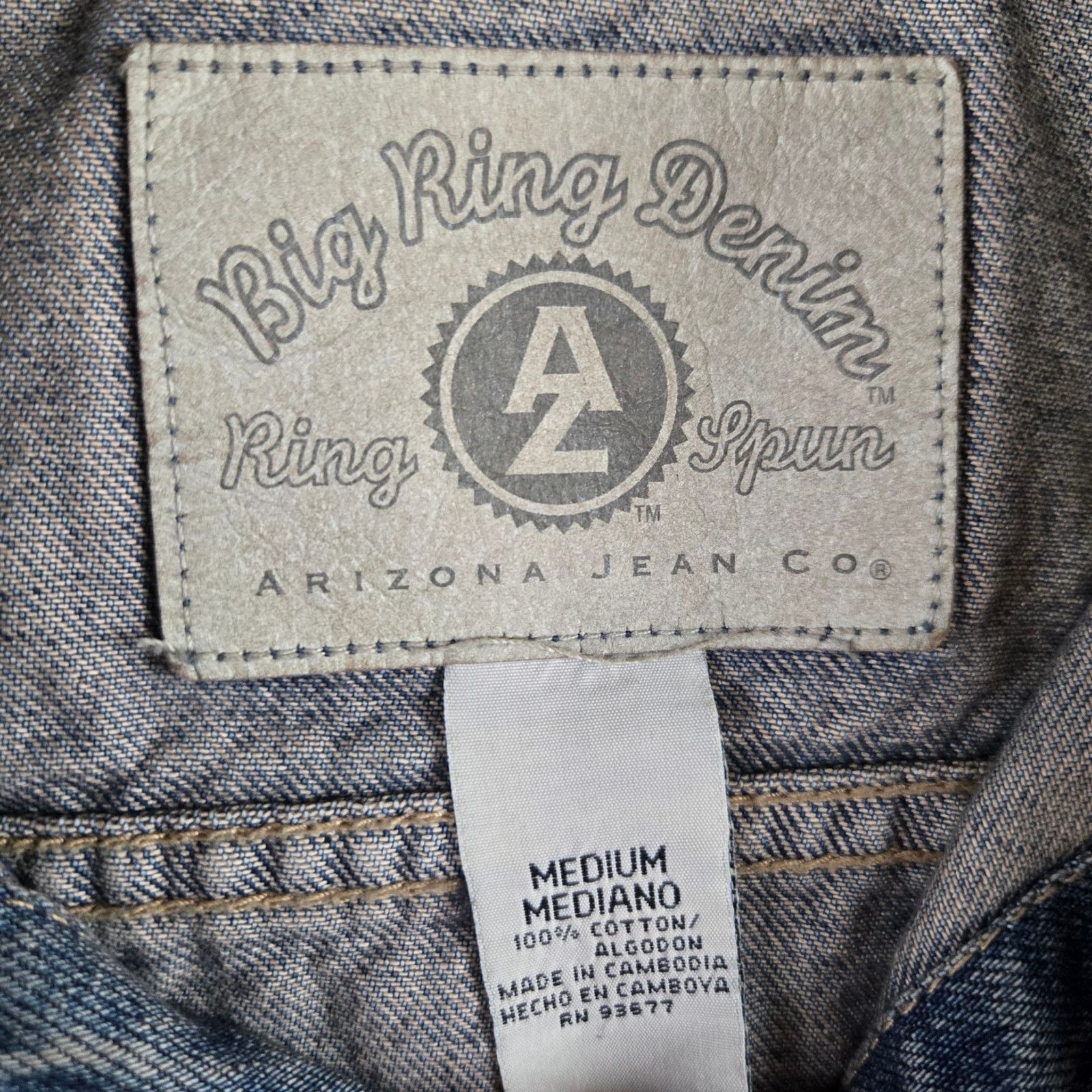 Other Vintage Arizona Blue Denim Jacket Size Medium Size M / US 6-8 / IT 42-44 - 4 Thumbnail