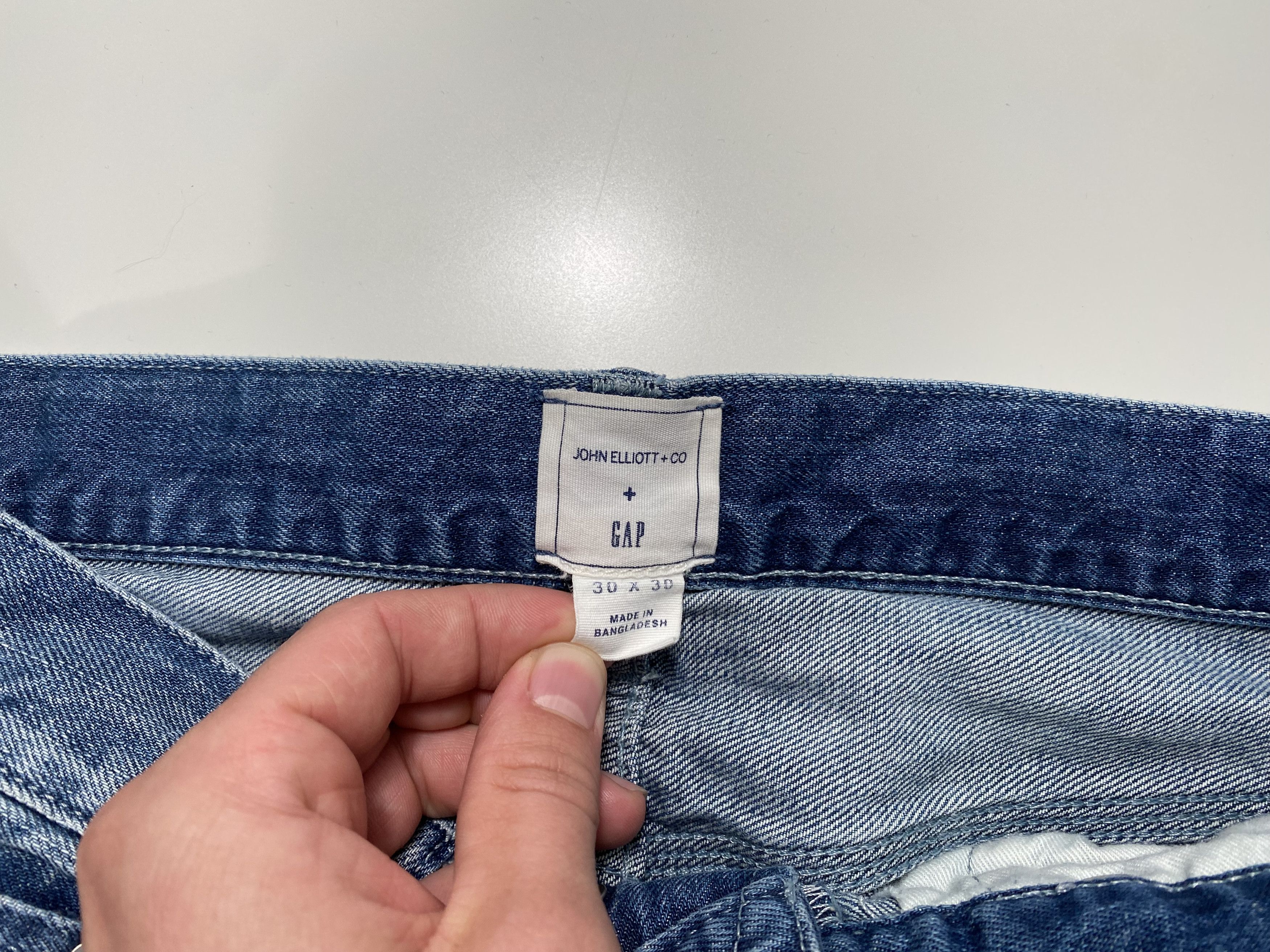 Gap × John Elliott John Elliott x GAP GQ JE Skinny S Blue Coast Jeans 30x30 Size US 30 / EU 46 - 5 Thumbnail