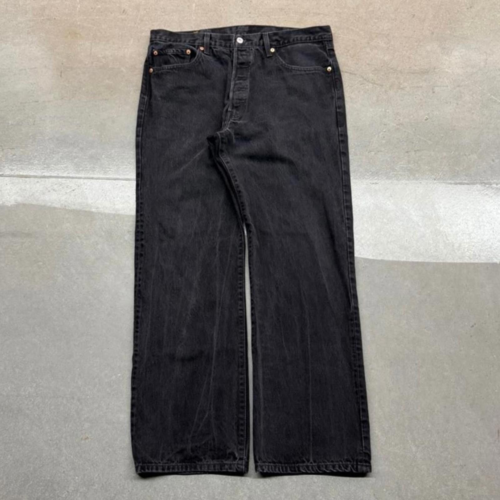 Vintage 90s/Y2K Levis XX 501-0660 Black Straight Jeans