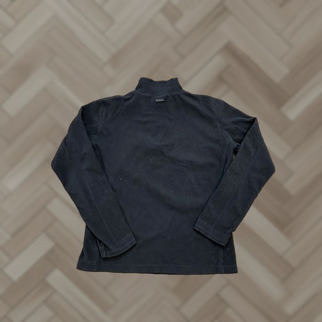 Vintage Columbia 1/4 Zip Black Fleece Pullover Womens Size Medium Size M / US 6-8 / IT 42-44 - 1 Thumbnail