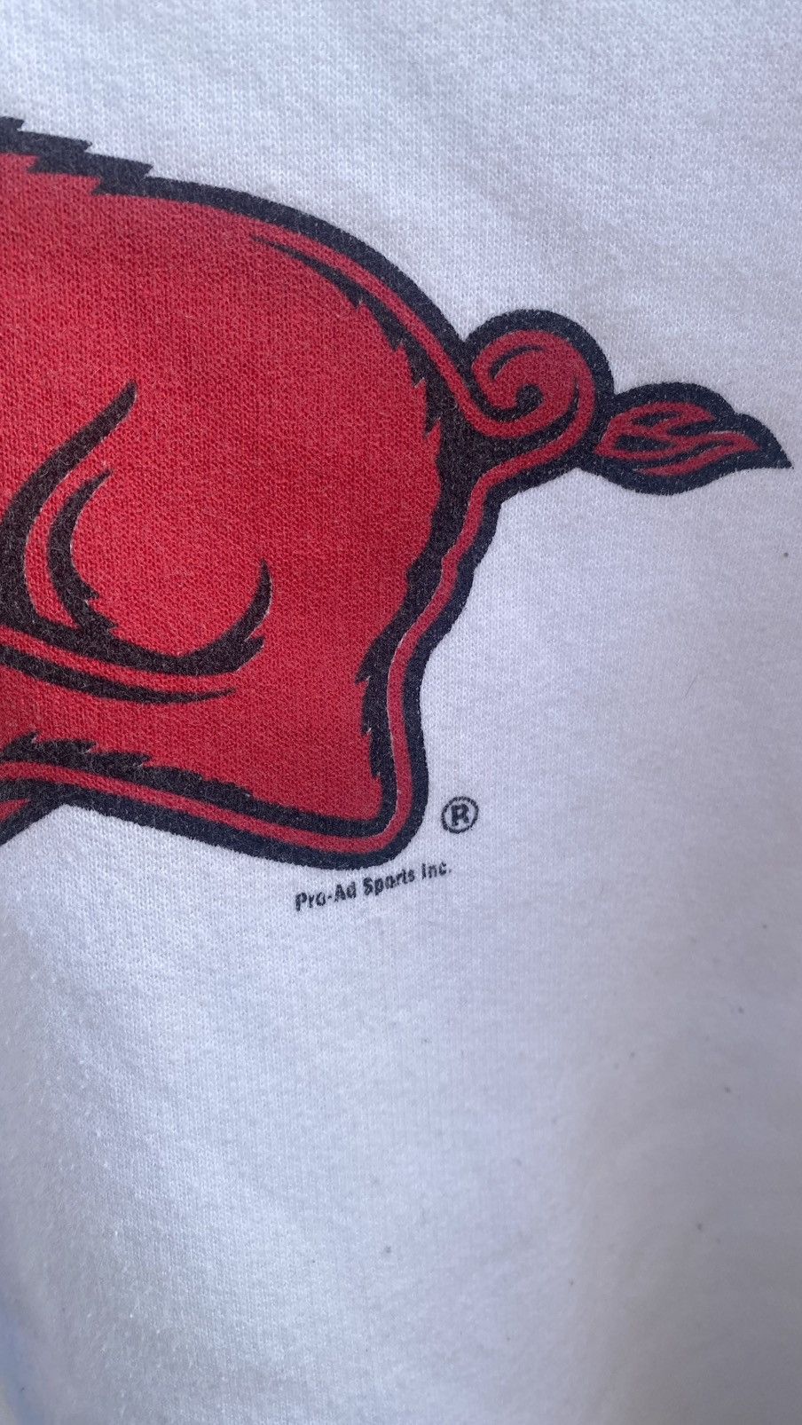 Jerzees Vintage Arkansas Razorbacks logo hoodie Size US XL / EU 56 / 4 - 3 Thumbnail