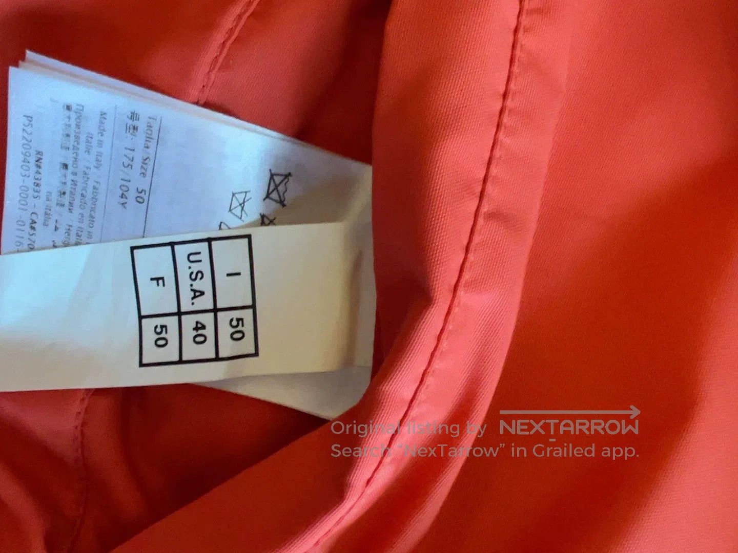 Valentino Valentino Orange Jacket Italy Size 50. Size US M / EU 48-50 / 2 - 5 Thumbnail