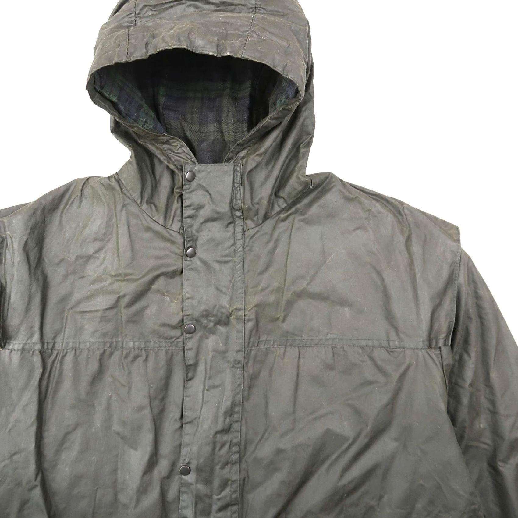 Barbour VINTAGE Barbour Jacket Durham Waxed Lined Green 90s Mens M Mid-Length 107CM/42” Reactive: 90s, Countries, Walking, Overcoat, Casual, Regular, Barbour. Size US M / EU 48-50 / 2 - 3 Thumbnail
