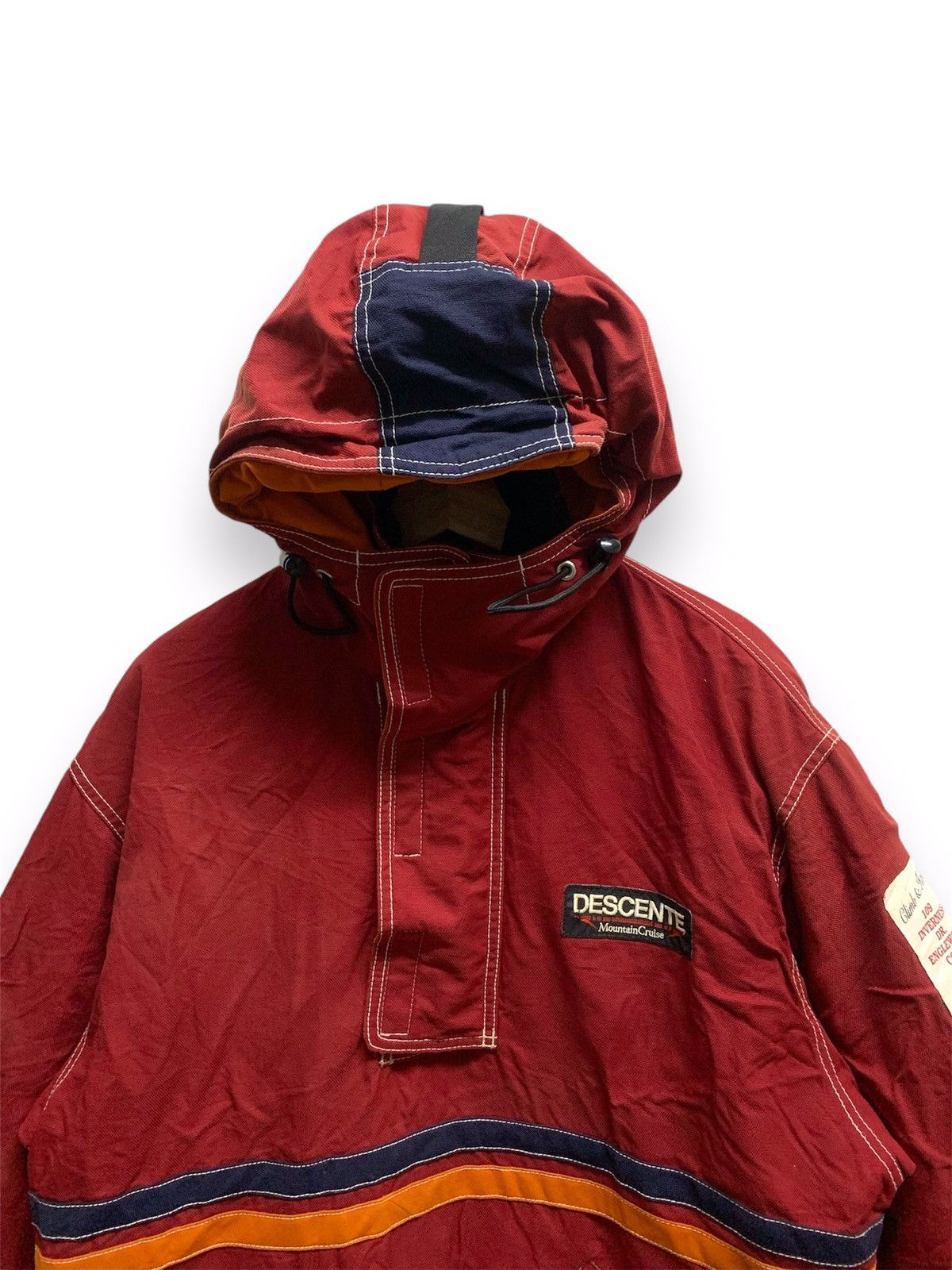 Descente × Japanese Brand × Vintage Vintage 90s Descente Mountain Cruise Jumper Hoodie Size US L / EU 52-54 / 3 - 2 Thumbnail