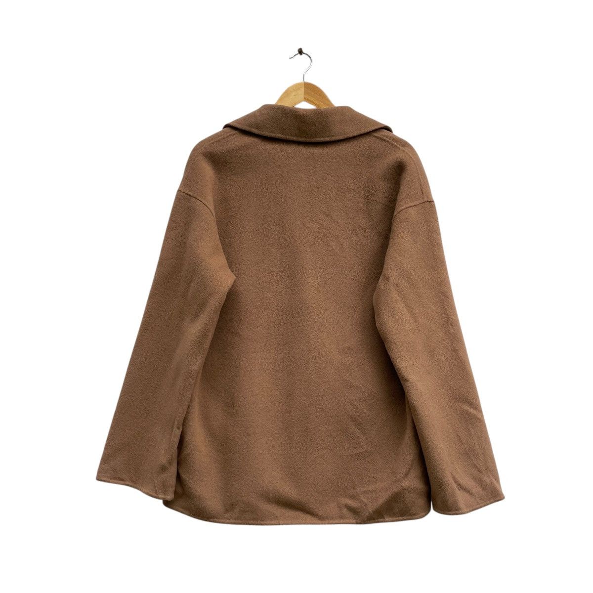 Other Italian Designer Coccapani Faux Fur Dual Pocket Wool Jacket Size M / US 6-8 / IT 42-44 - 2 Thumbnail