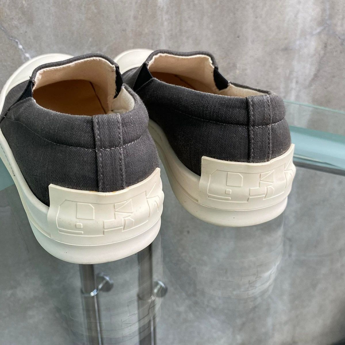 Rick Owens Drkshdw SS2022 ‘Fogachine’ Boat Slip On Sneaker Size US 5 / EU 37 - 6 Thumbnail
