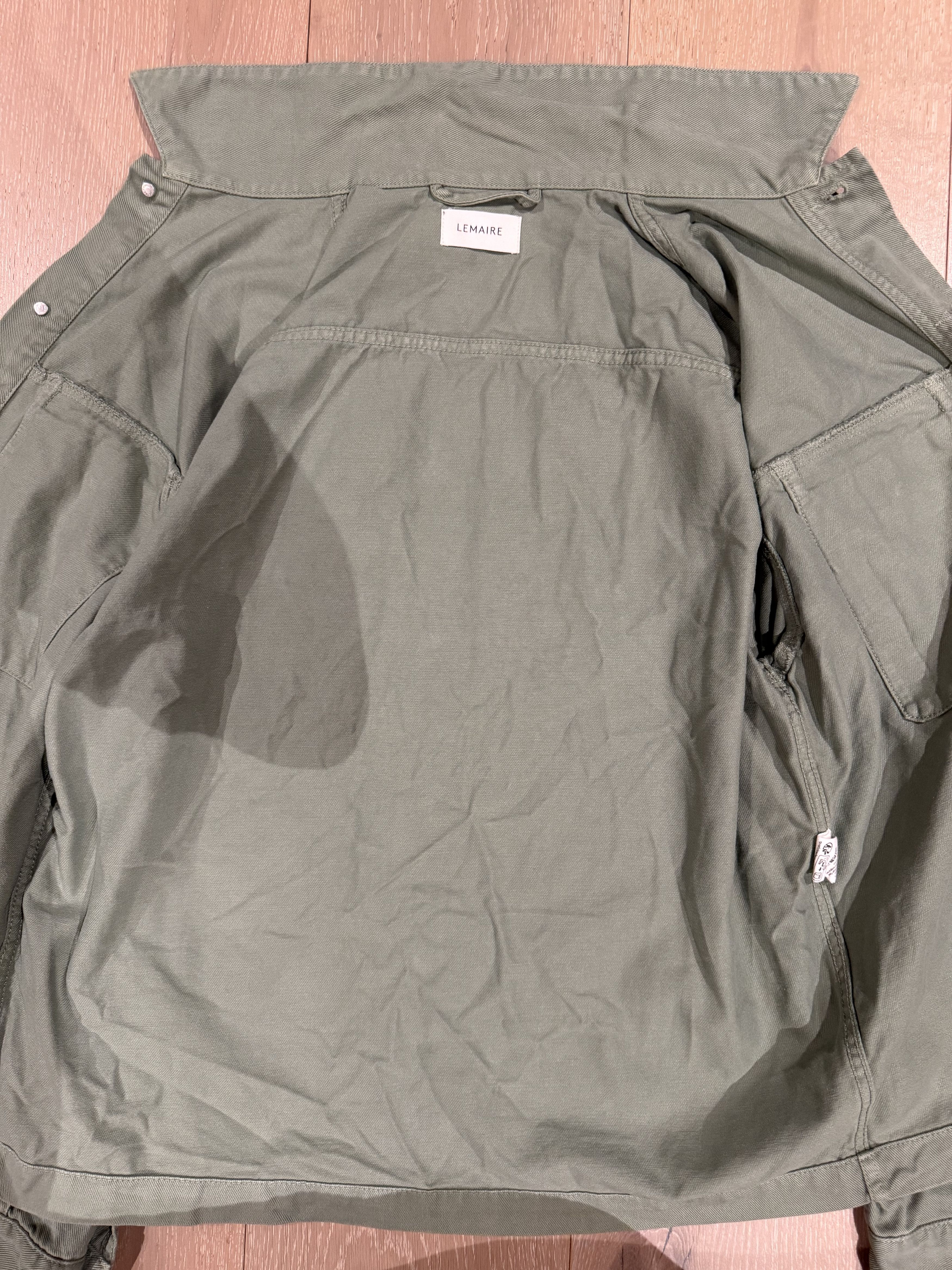 Lemaire 💚 Lemaire Trucker Overshirt Hedge Green Jacket 46 Size US S / EU 44-46 / 1 - 17 Thumbnail