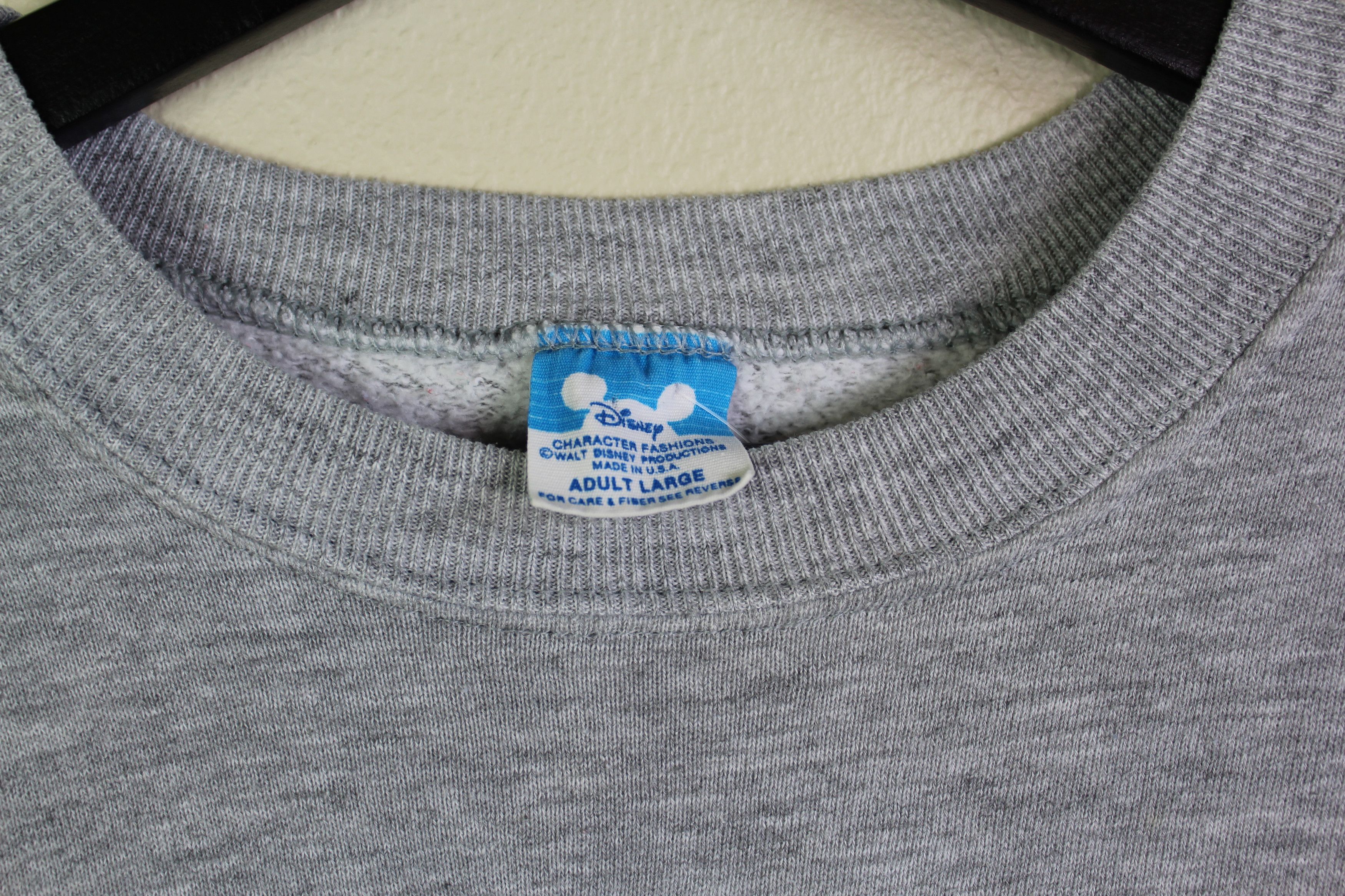 Disney × Mickey Mouse × Vintage 80s MICKEY MOUSE DISNEY RAGLAN SWEATSHIRT Size US L / EU 52-54 / 3 - 2 Thumbnail