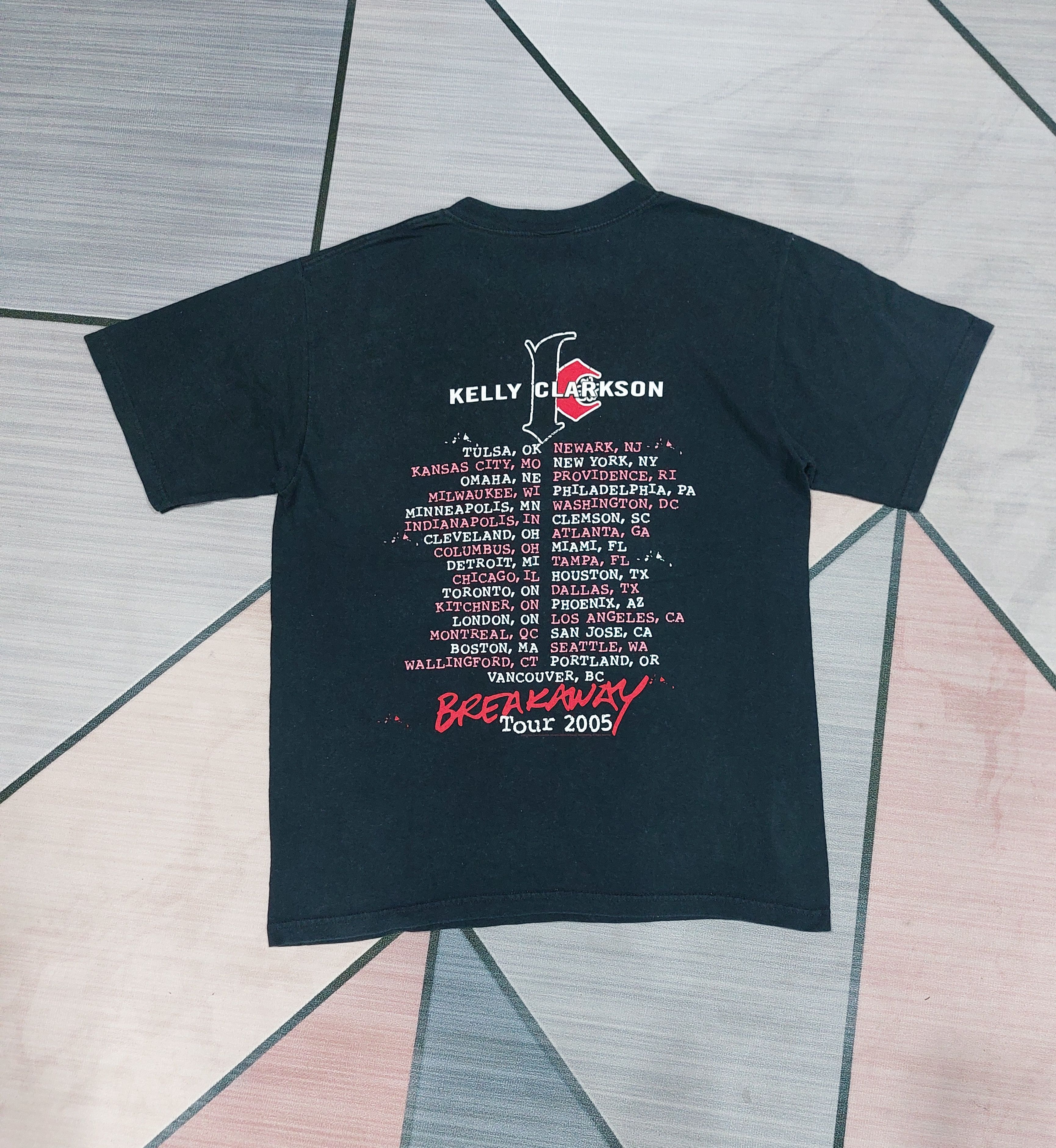 Band Tees KELLY CLARKSON Breakway Tour 2005 Size US M / EU 48-50 / 2 - 2 Thumbnail