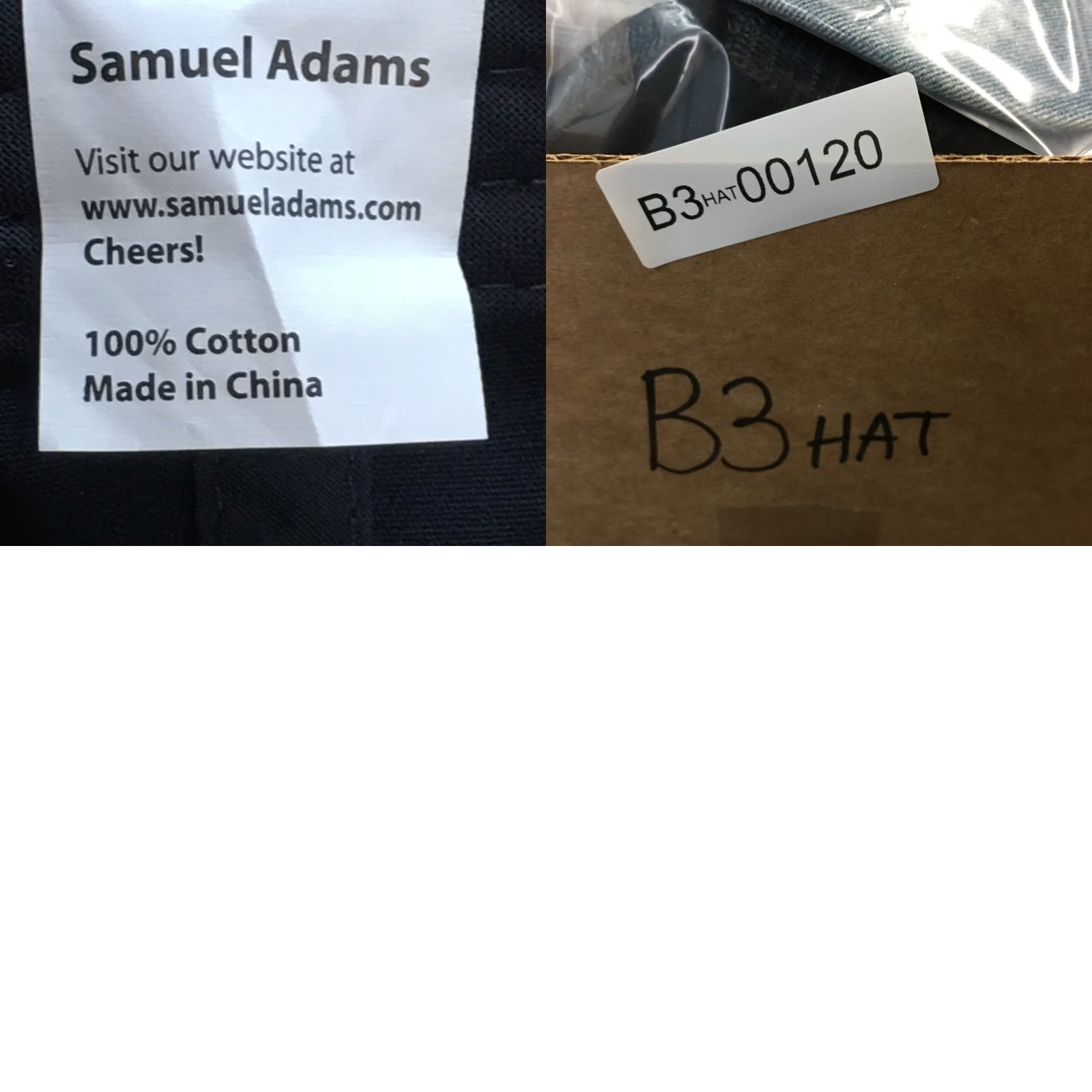 Vintage Samuel Adams Baseball Cap Mens Blue OS Adjustable Embroidered Logo Size ONE SIZE - 8 Thumbnail