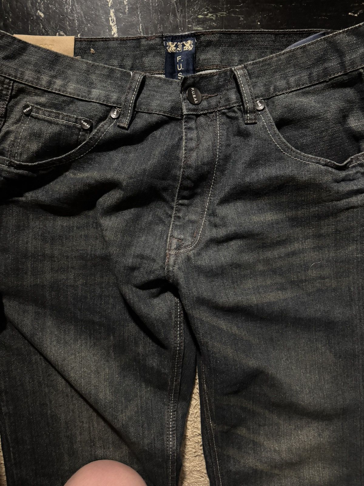 FUSAI × Japanese Brand super rare Fusai vintage 1997 slim straight jeans Size US 34 / EU 50 - 2 Thumbnail
