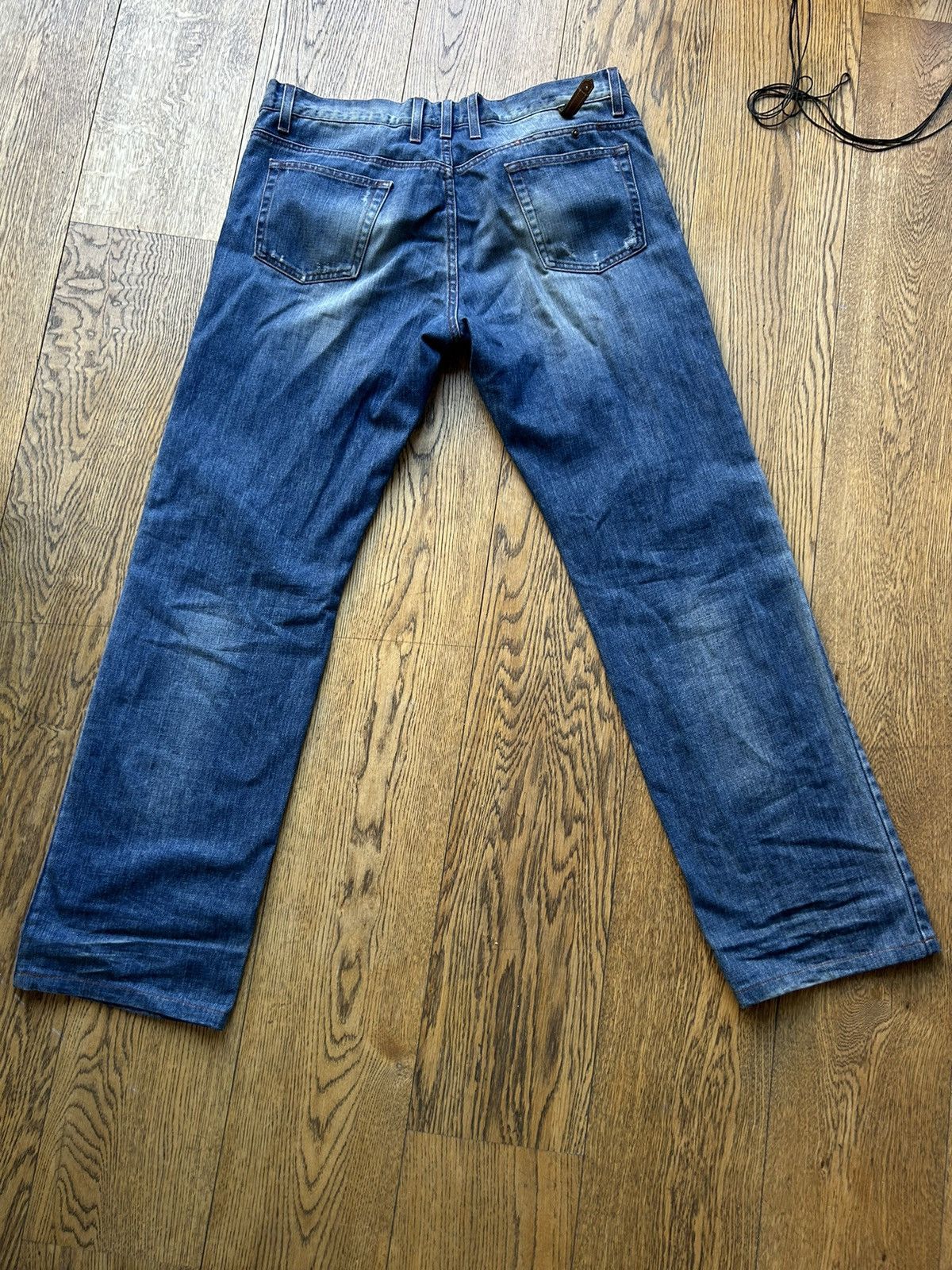 Gucci Gucci Embroidered Logo Distressed Jeans (2007) Size US 36 / EU 52 - 5 Thumbnail