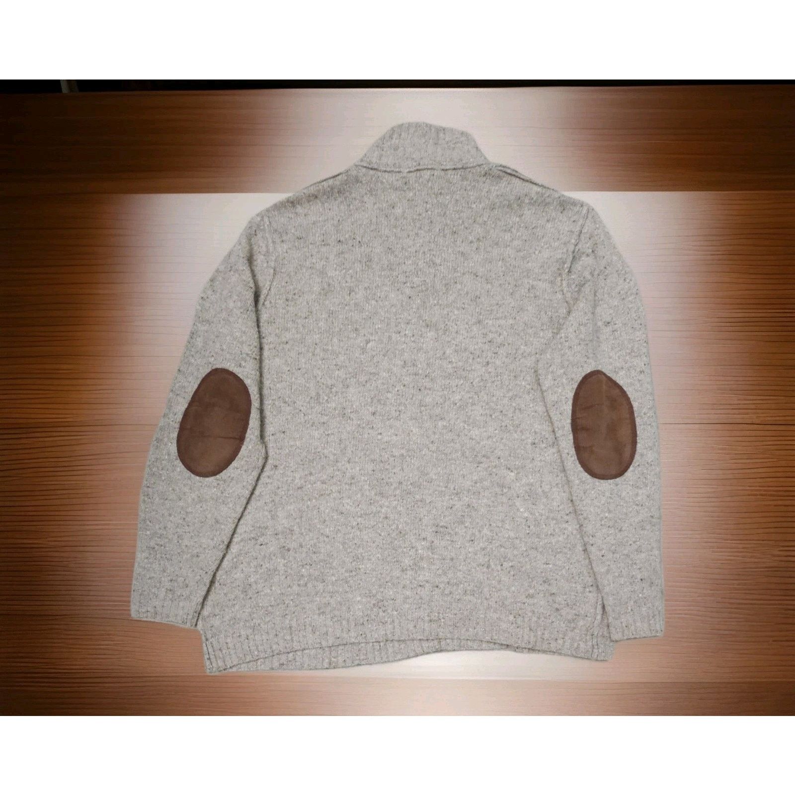 Johnston & Murphy Johnston & Murphy Lambs Wool Sweater with Elbow Patches L Size US L / EU 52-54 / 3 - 6 Thumbnail