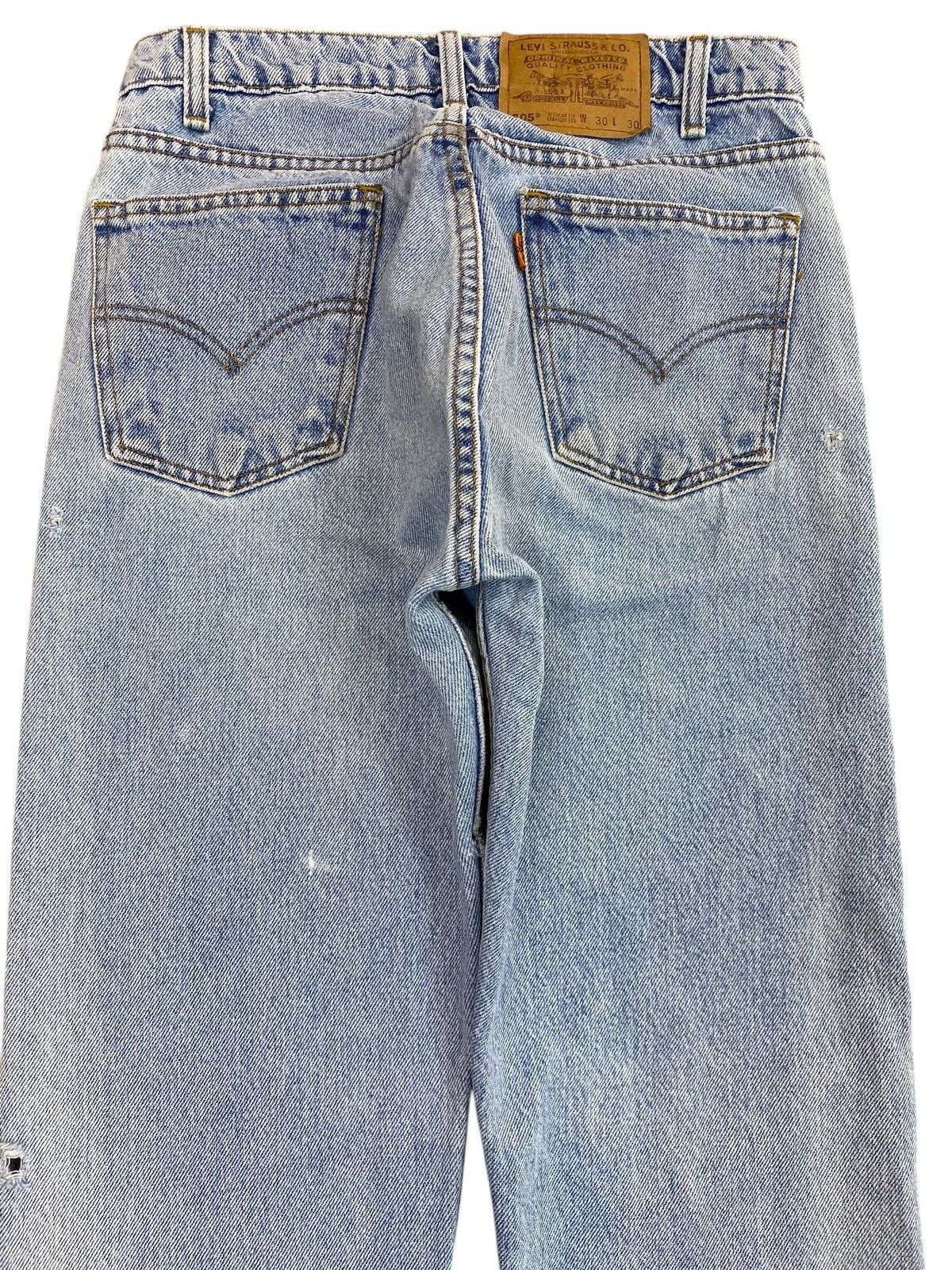 Levi's Levi’s Distressed Straight Leg Style Jeans Size US 28 / EU 44 - 4 Thumbnail
