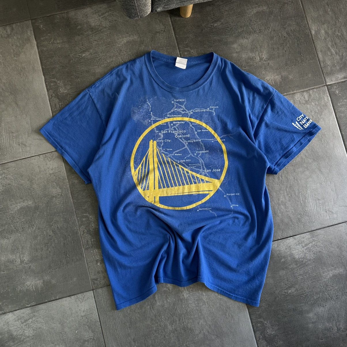 Japanese Brand × Vintage Vintage Golden State Warriors T-shirts Japan Y2K 00s Size US XL / EU 56 / 4 - 4 Thumbnail