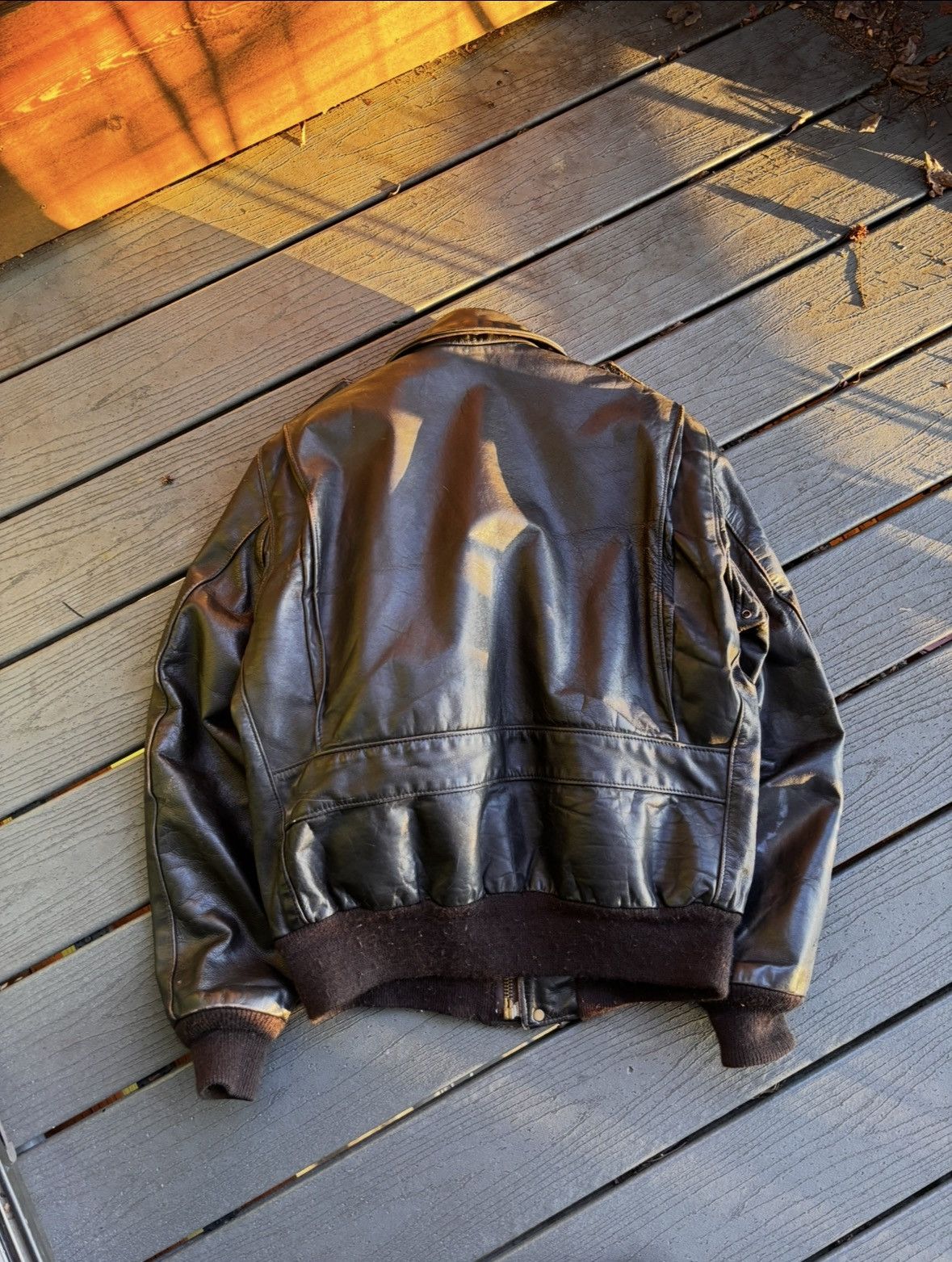Schott 80s Schott NYC Leather Jacket Size US M / EU 48-50 / 2 - 2 Thumbnail