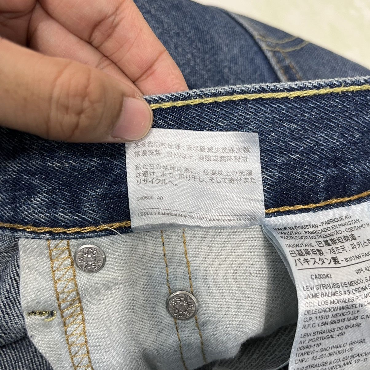 Levi's Vintage Levis 510 Custom Art distressed Denim Jeans Size US 34 / EU 50 - 23 Thumbnail
