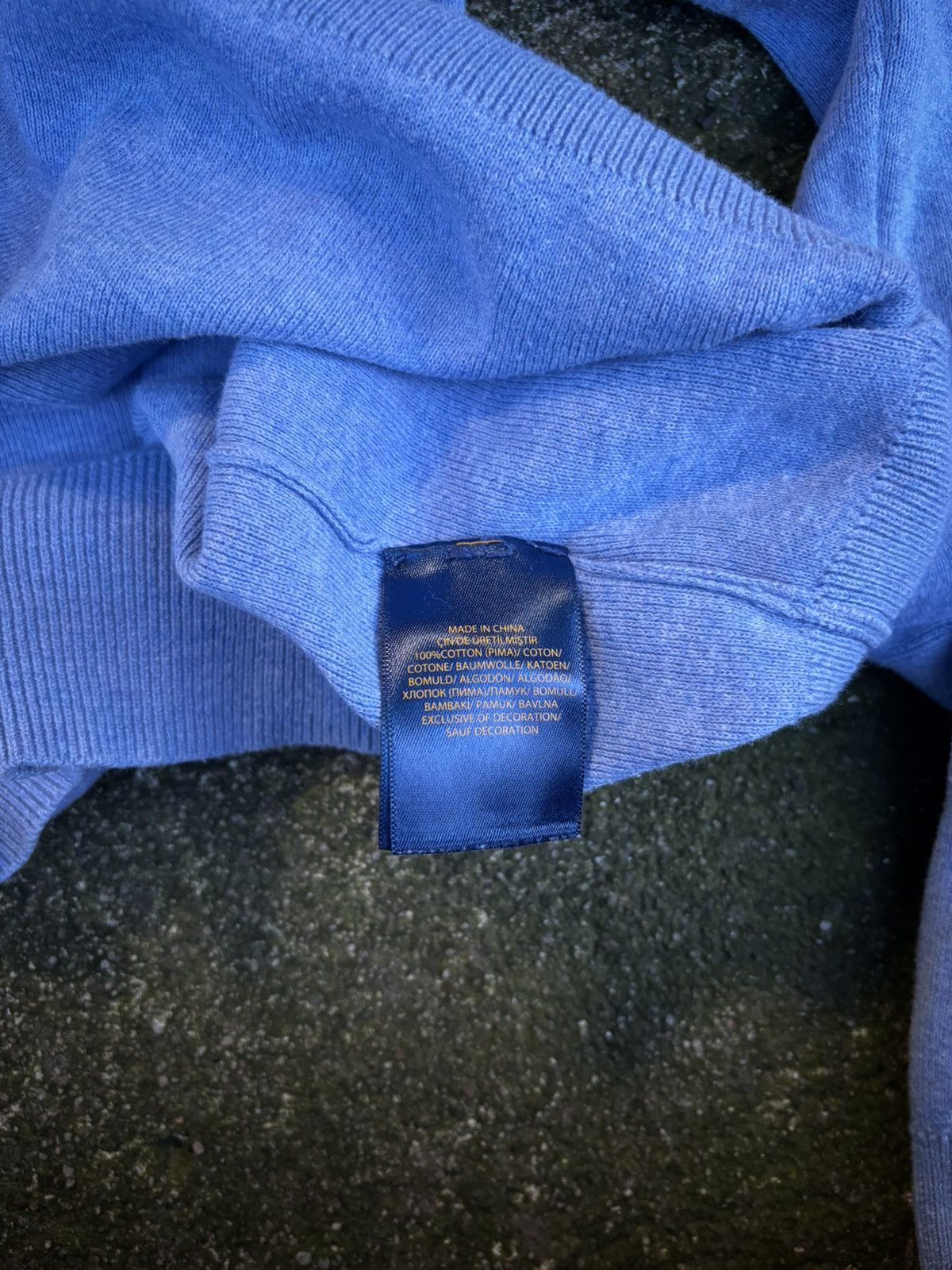 Chaps Ralph Lauren Vintage Polo Ralph Lauren Sky Blue Sweter Size US M / EU 48-50 / 2 - 7 Thumbnail