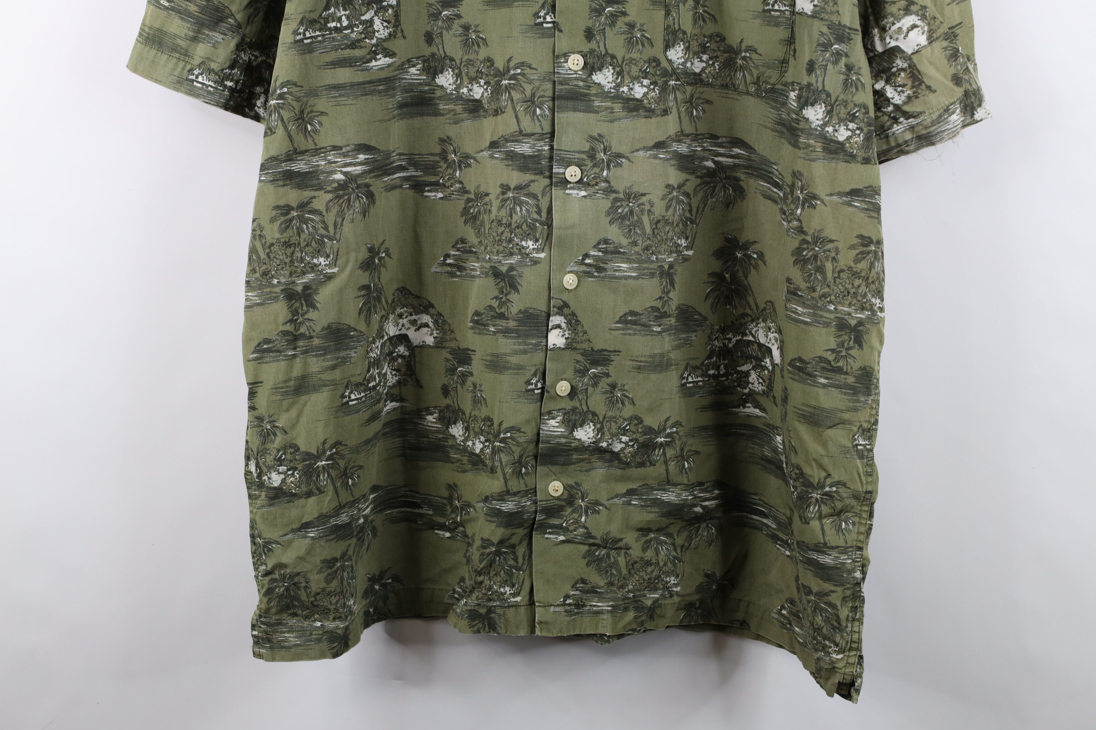Gap Vintage Y2K 2000 Gap Collar Island Hawaiian Button Shirt Size US XXL / EU 58 / 5 - 3 Thumbnail