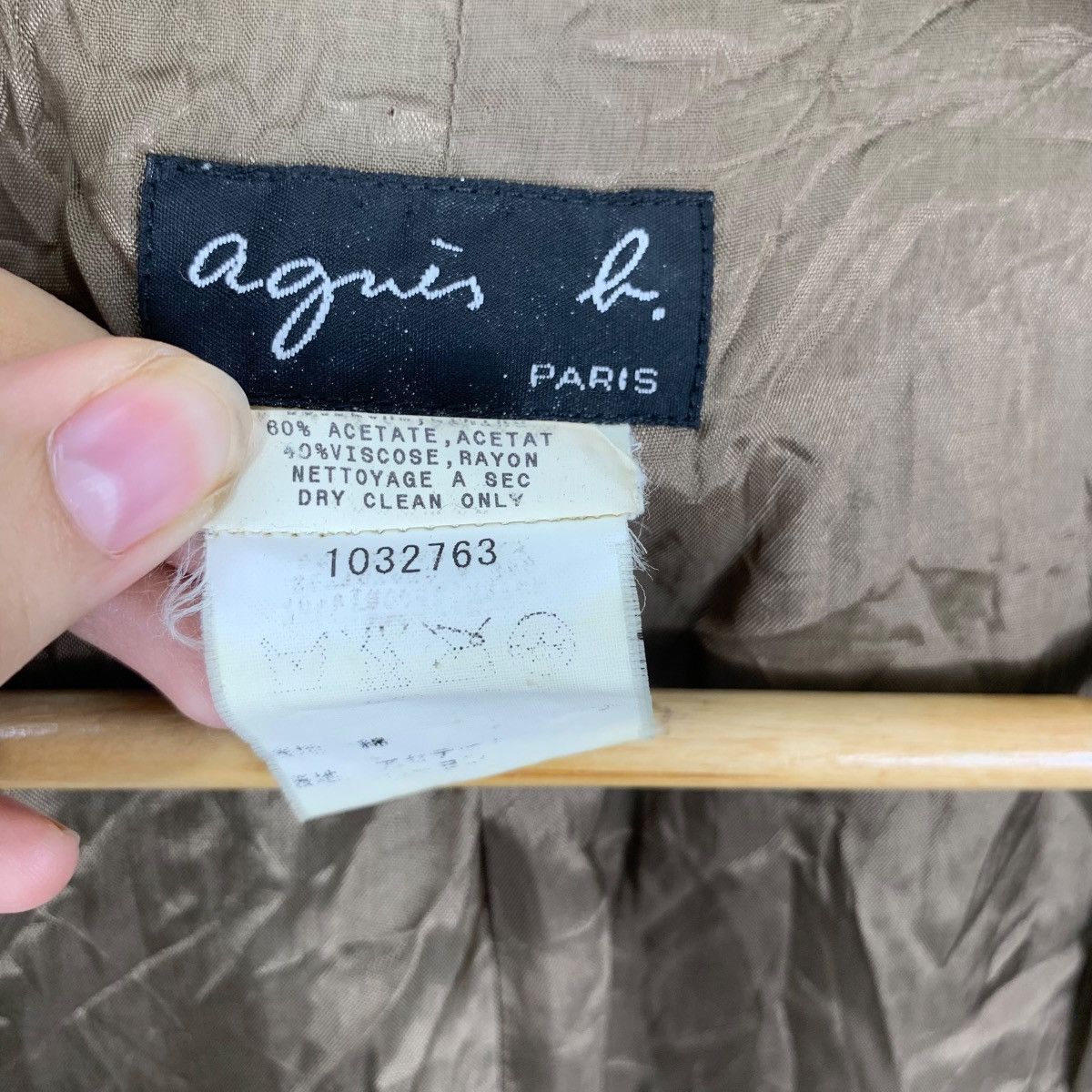 agnes b. Vintage 90s AGNES B. PARIS Made In France Trench Coat Jacket Size S / US 4 / IT 40 - 11 Thumbnail
