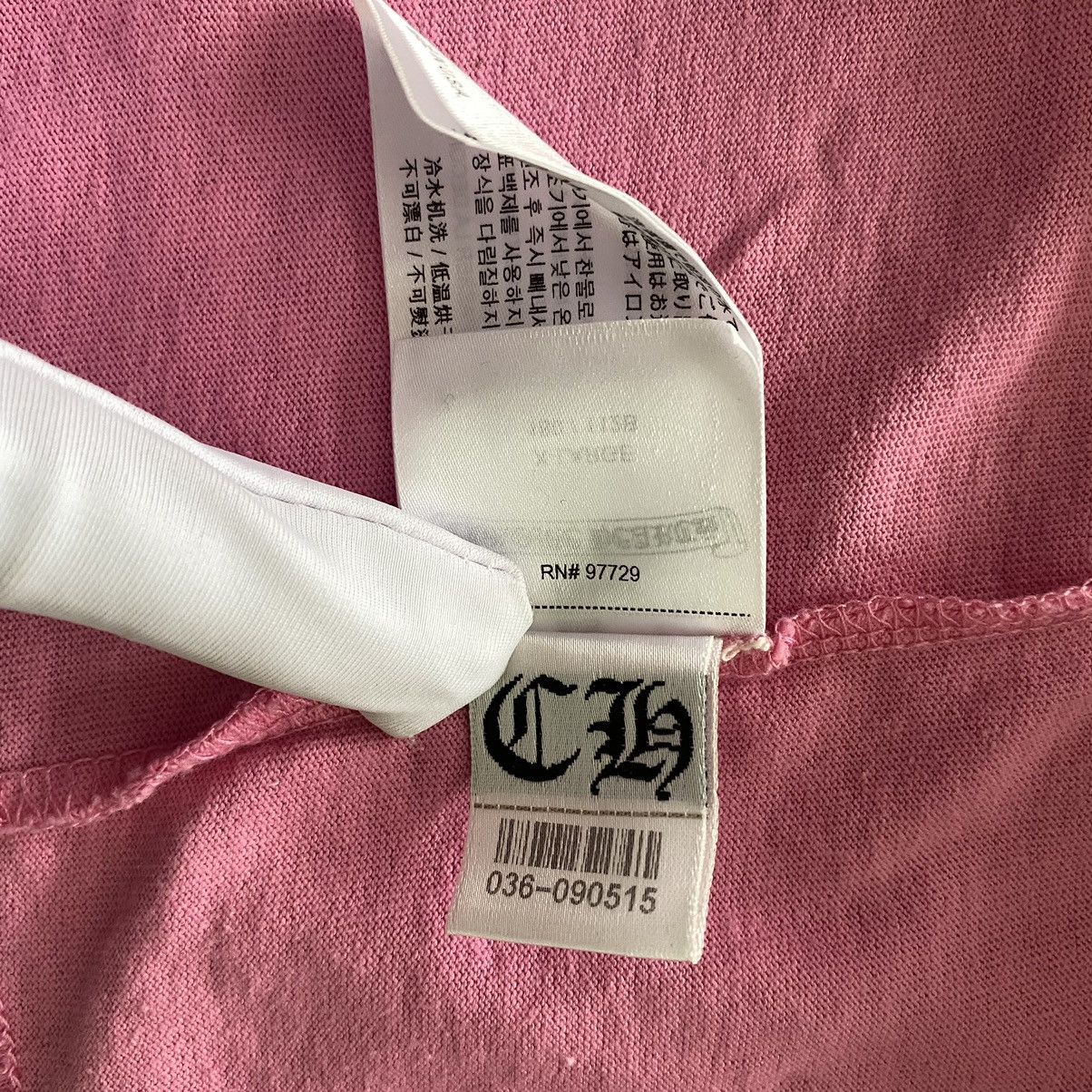 Chrome Hearts CHROME HEARTS Scroll Logo T-Shirt PINK Size XL / US 12-14 / IT 48-50 - 12 Thumbnail