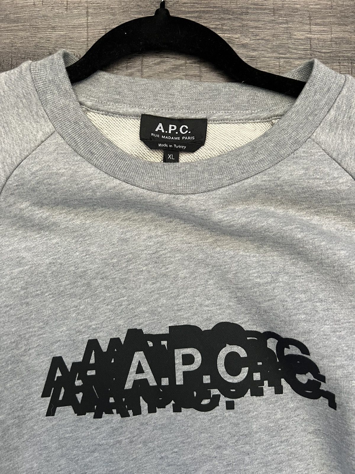 A.P.C. A.P.C logo sweatshirt Size US XL / EU 56 / 4 - 2 Thumbnail