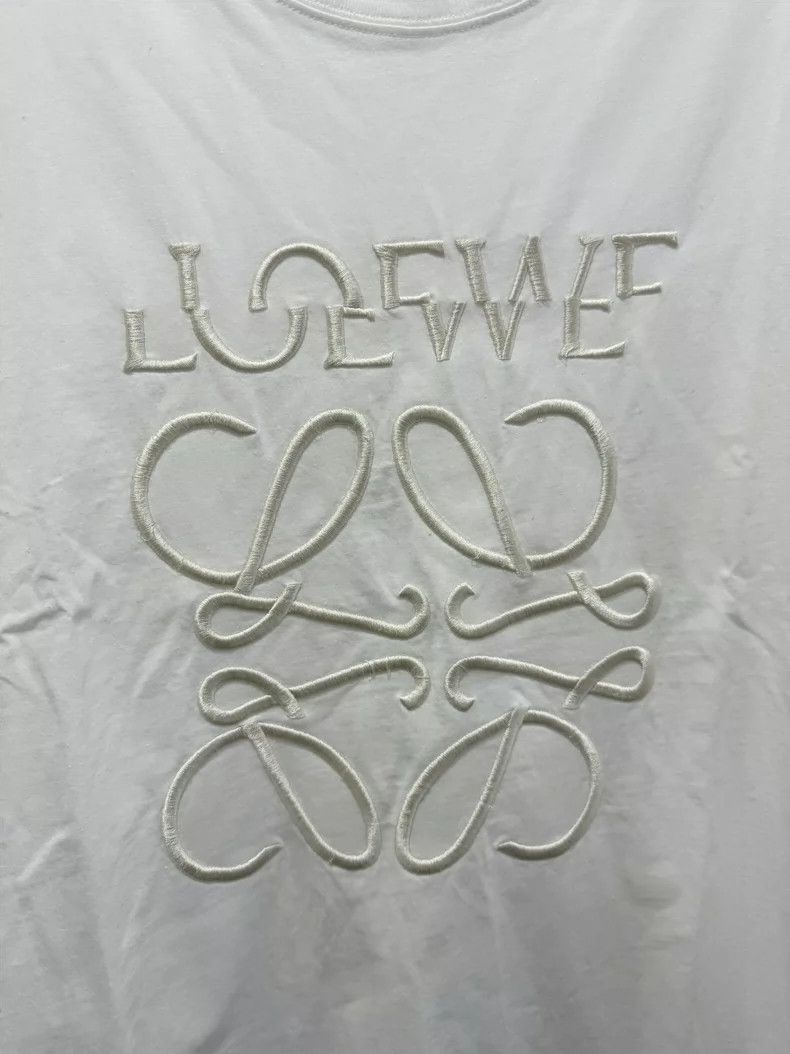 Loewe LOEWE White embroidered mismatched short sleeves Size M / US 6-8 / IT 42-44 - 5 Thumbnail