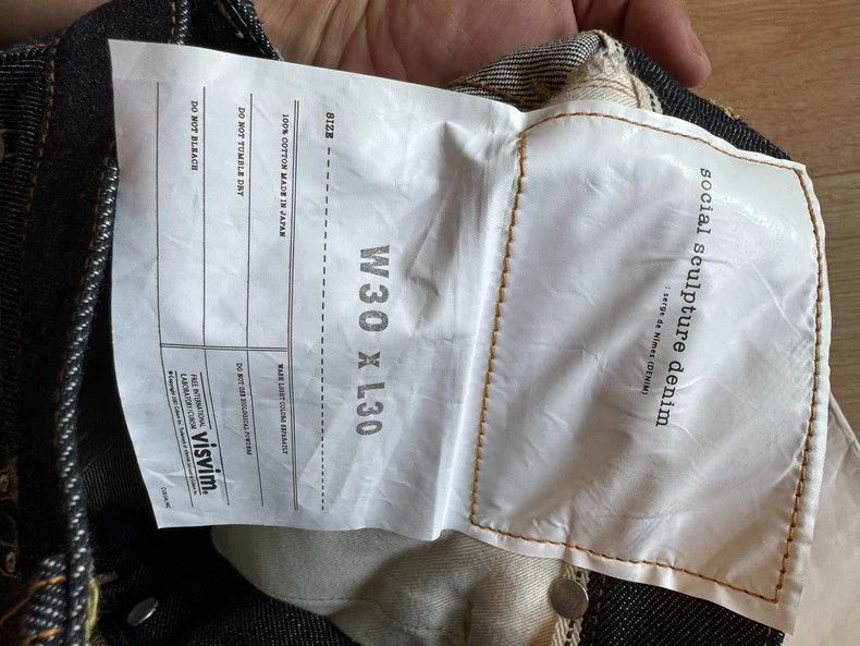 Visvim visvim 01 slim socialsculpture denim jeans-2506 Size US 30 / EU 46 - 7 Thumbnail