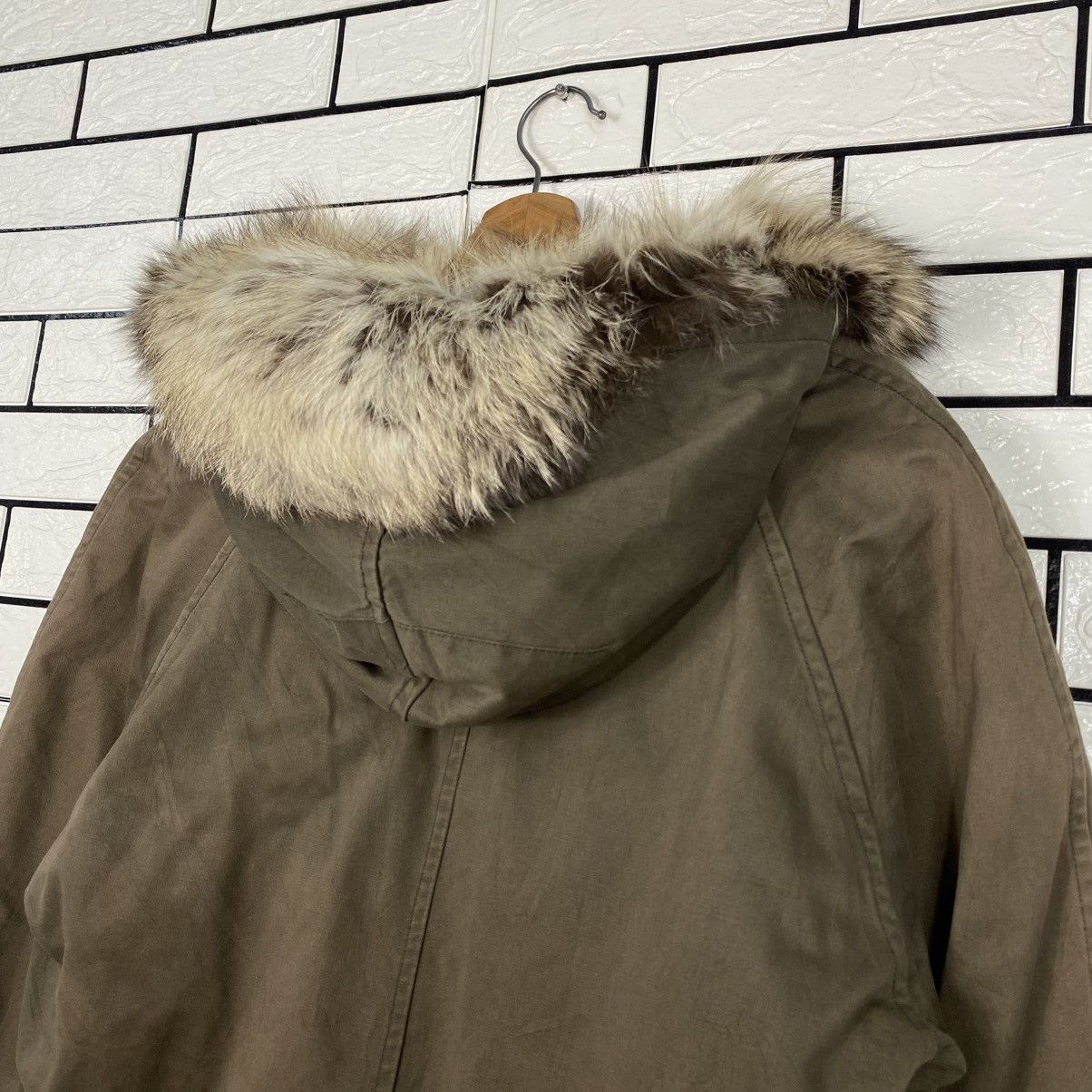 Yves Salomon 🔥PARKA JACKET DESIGN FUR BLANKET ARMY YVES SALOMON Size XS / US 0-2 / IT 36-38 - 11 Thumbnail