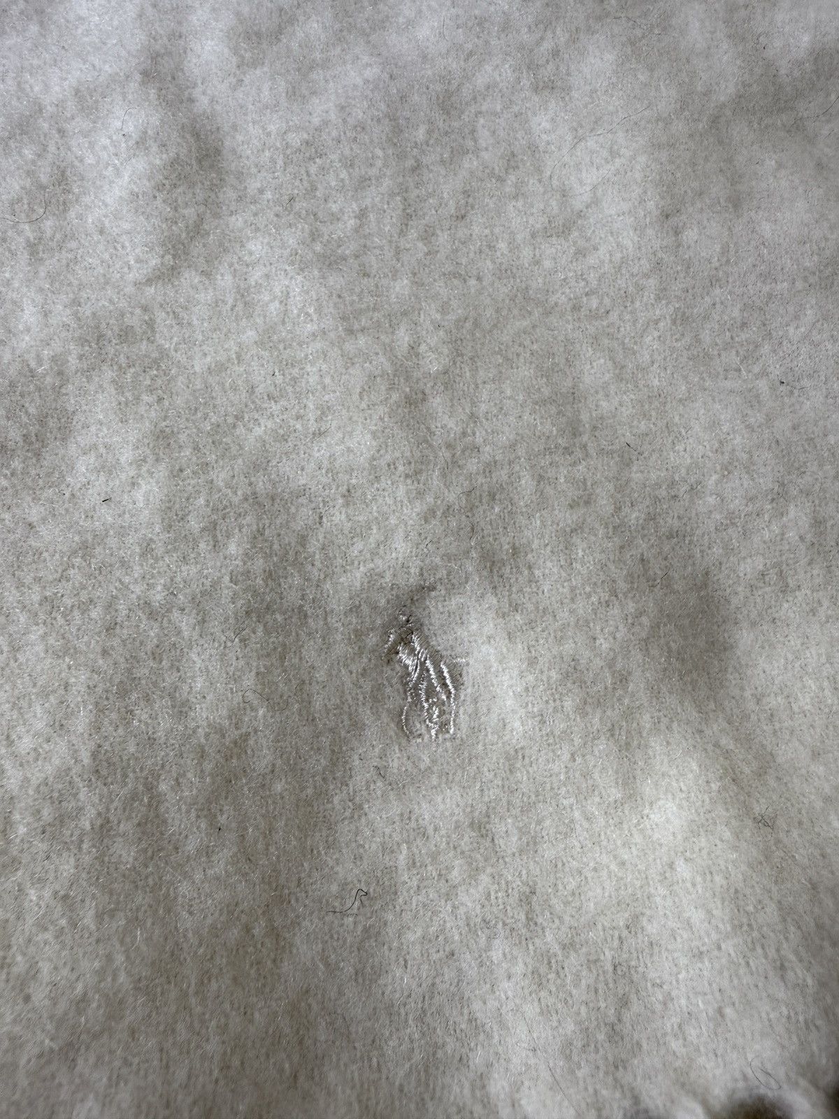 Polo Ralph Lauren Vintage Polo Ralph Lauren Wool Scarf Muffer white beige Size ONE SIZE - 8 Thumbnail