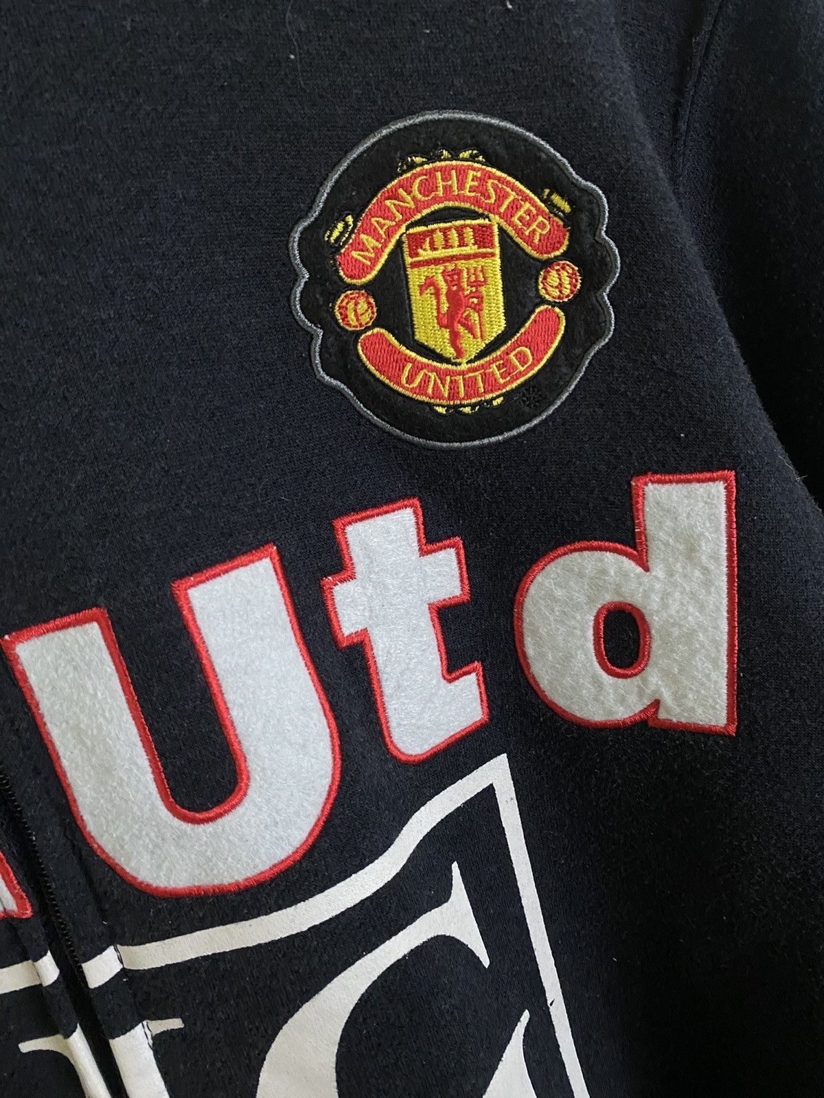 Nike × Vintage Vintage Nike Manchester United Hoodies Size US L / EU 52-54 / 3 - 4 Thumbnail