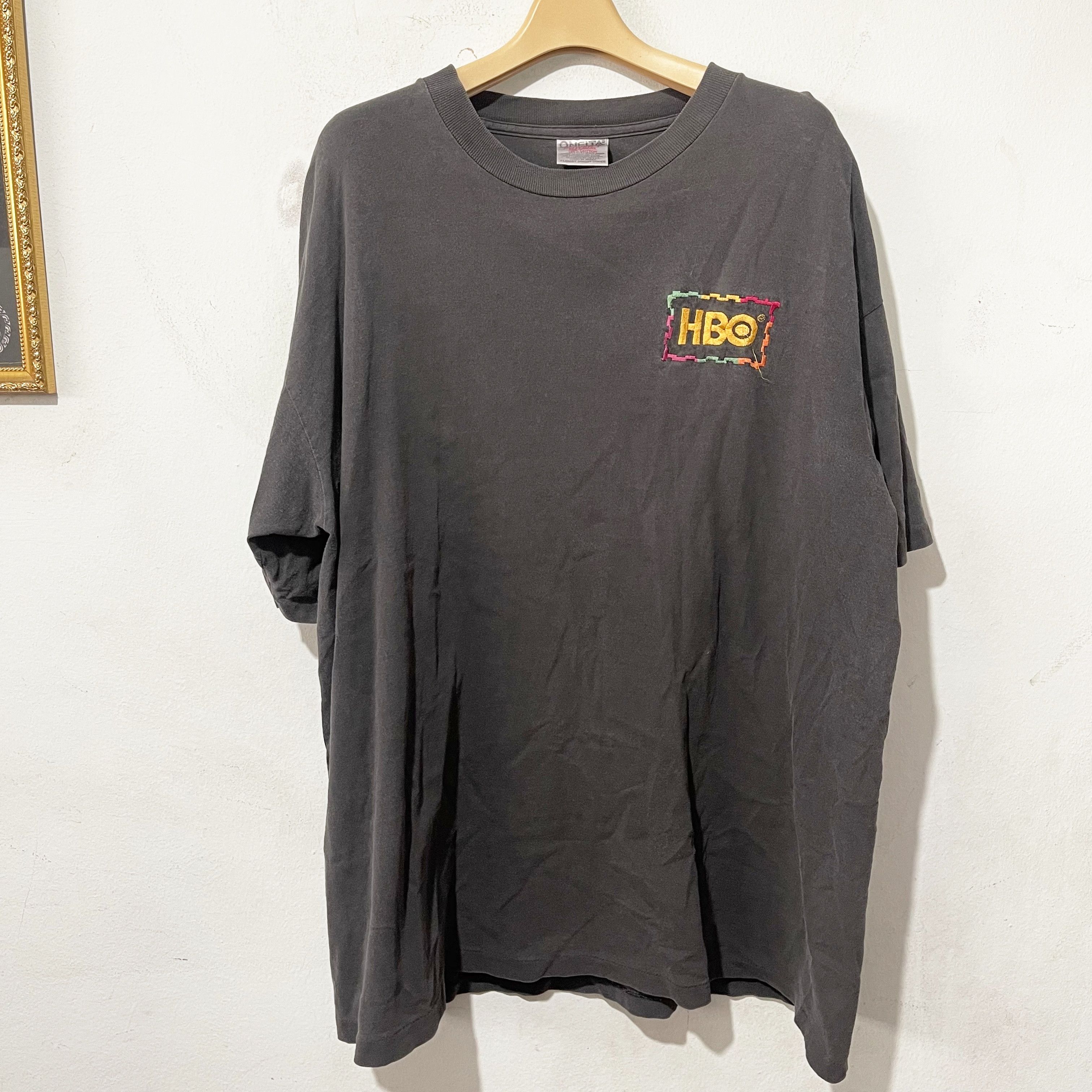 Vintage Vintage 90s HBO T-Shirt Size US XL / EU 56 / 4 - 1 Thumbnail