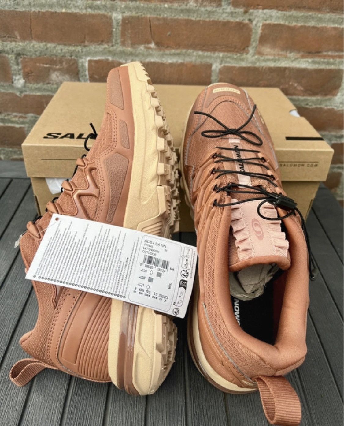 Salomon Salomon acs satin hazelnut 10 outdoor hiking running Size US 10 / EU 43 - 7 Thumbnail