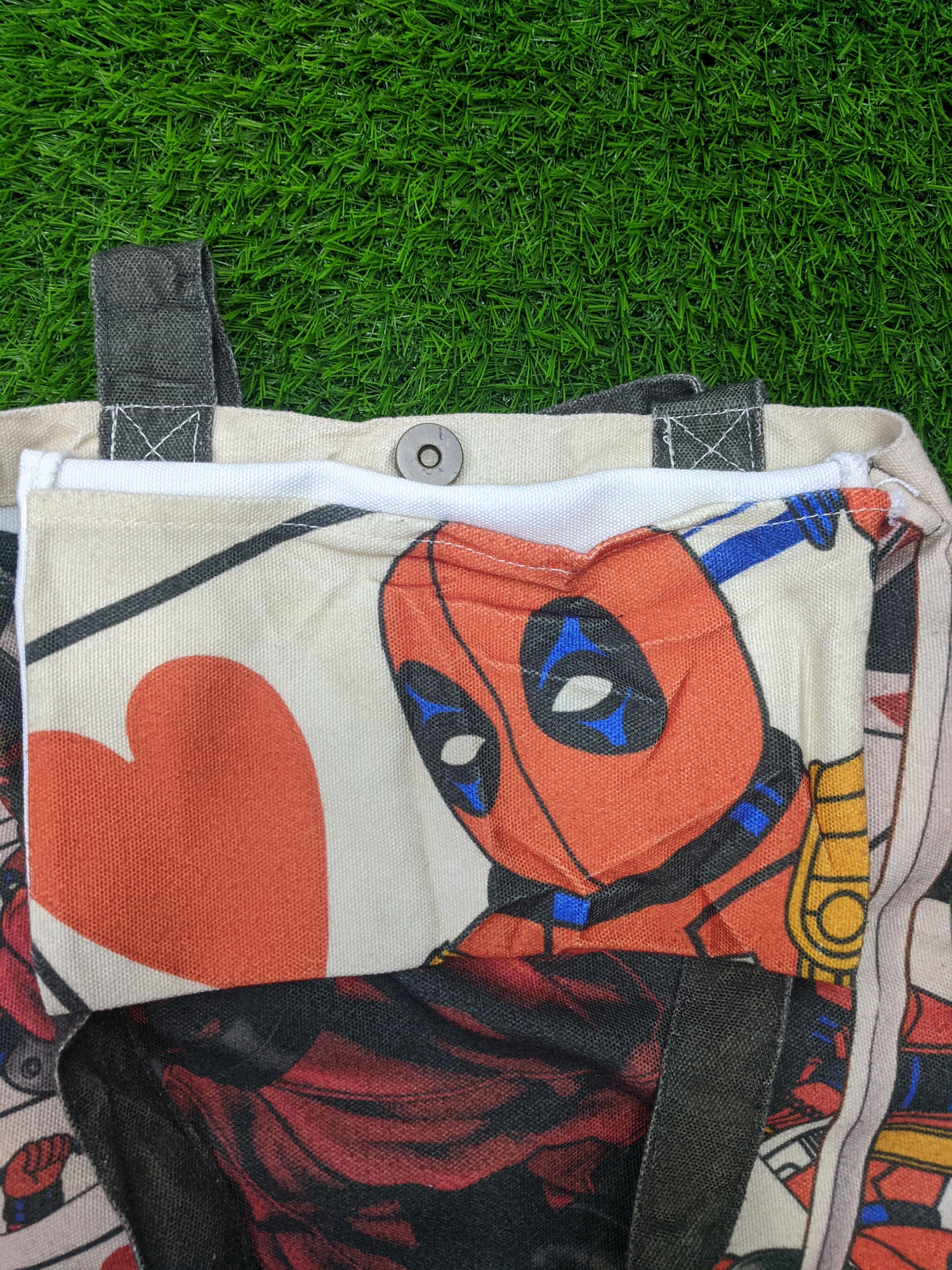 Marvel Comics Vintage Deadpool Fullprint Totebag Japanese Style BG0006 Size ONE SIZE - 3 Thumbnail