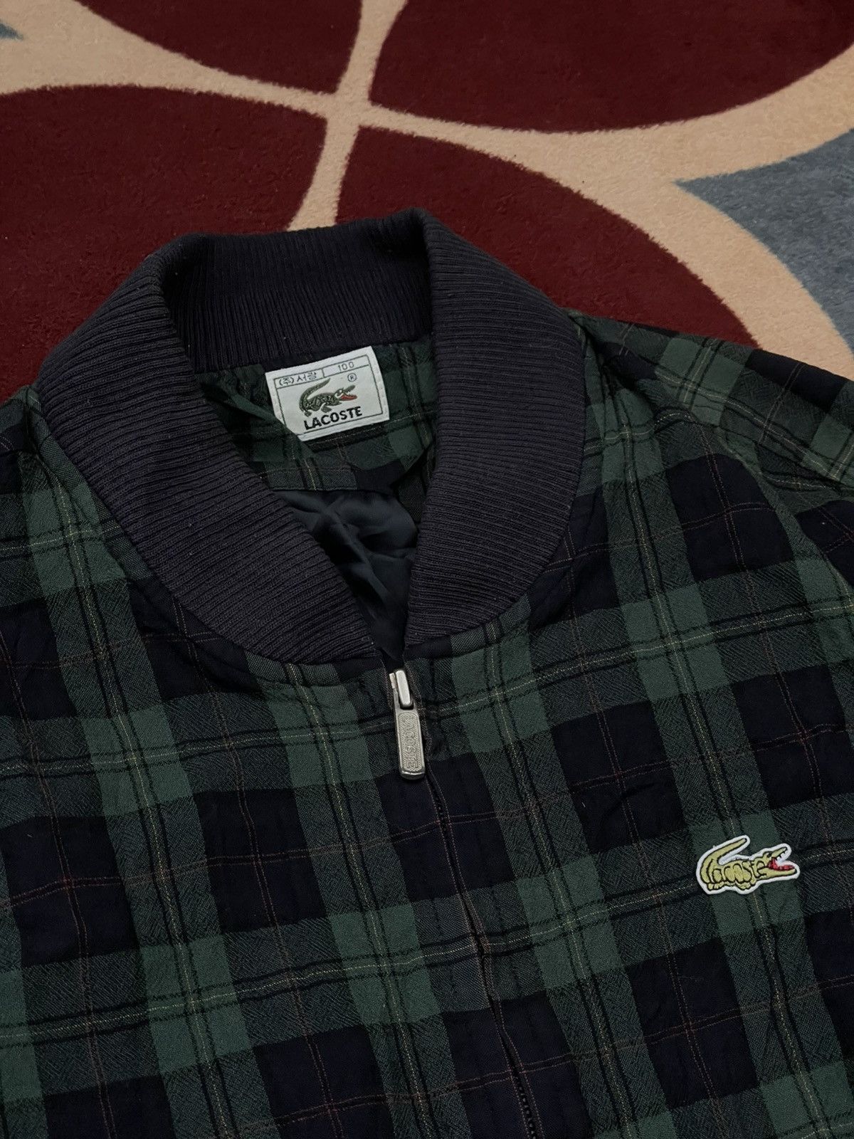 Lacoste VINTAGE Bombers jacket LACOSTE Size US L / EU 52-54 / 3 - 3 Thumbnail