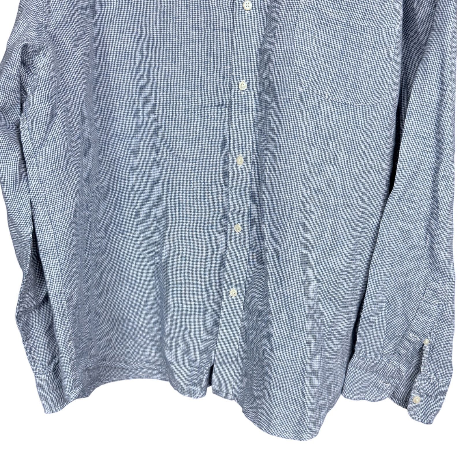 J.Crew J.Crew Mens Shirt 2XL Button Down 100% Linen Baird McNutt Size US XXL / EU 58 / 5 - 4 Thumbnail