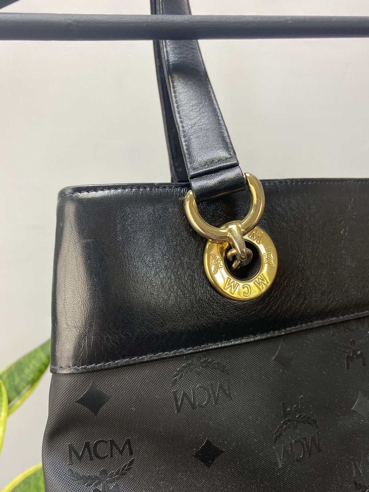 Japanese Brand × MCM MCM Tote Bag Vintage Leather Bag Made in Germany Size ONE SIZE - 4 Thumbnail