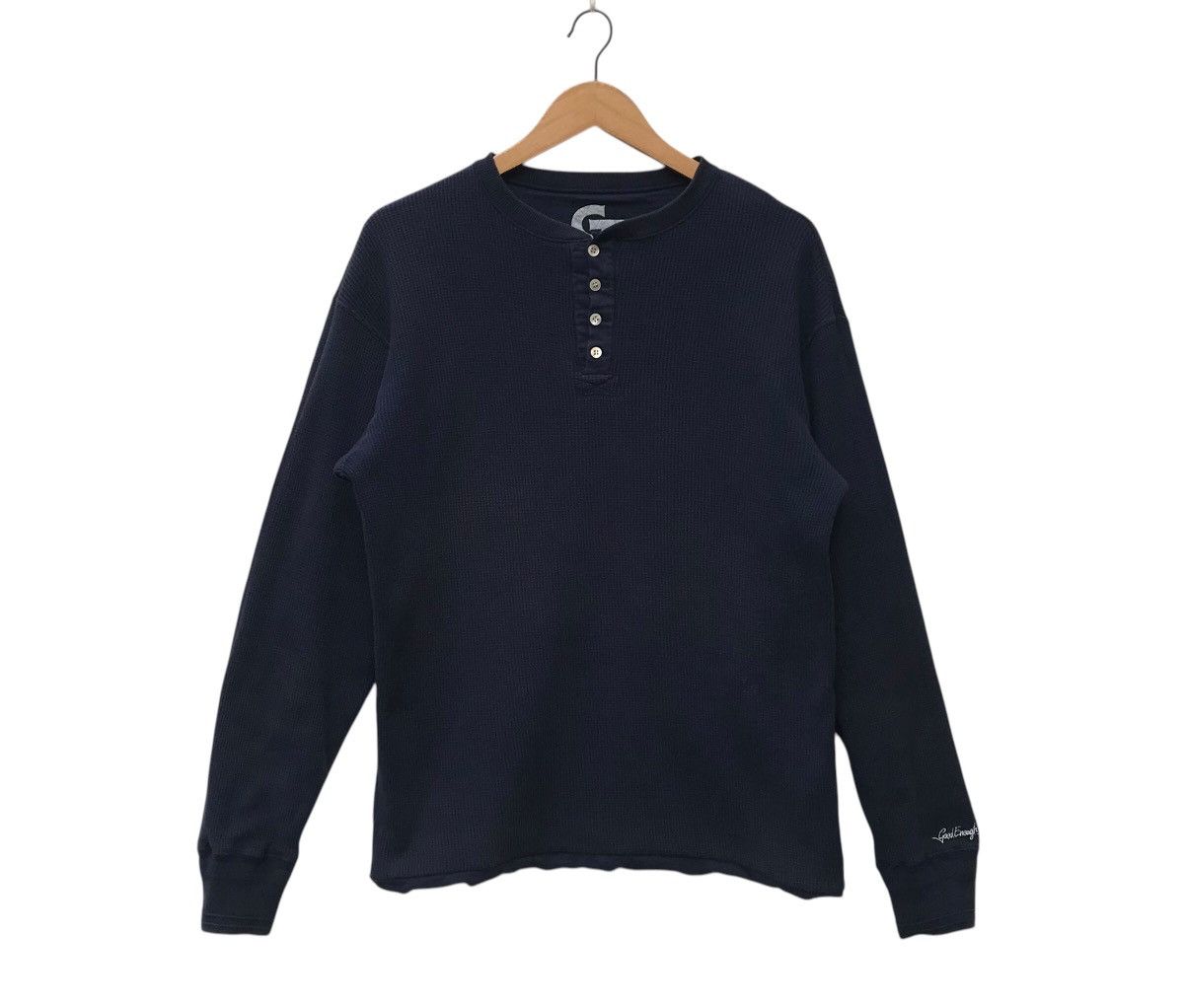 GOODENOUGH Vintage 90s Goodenough Riversible Longsleeve Faded Shirt Size US M / EU 48-50 / 2 - 7 Thumbnail