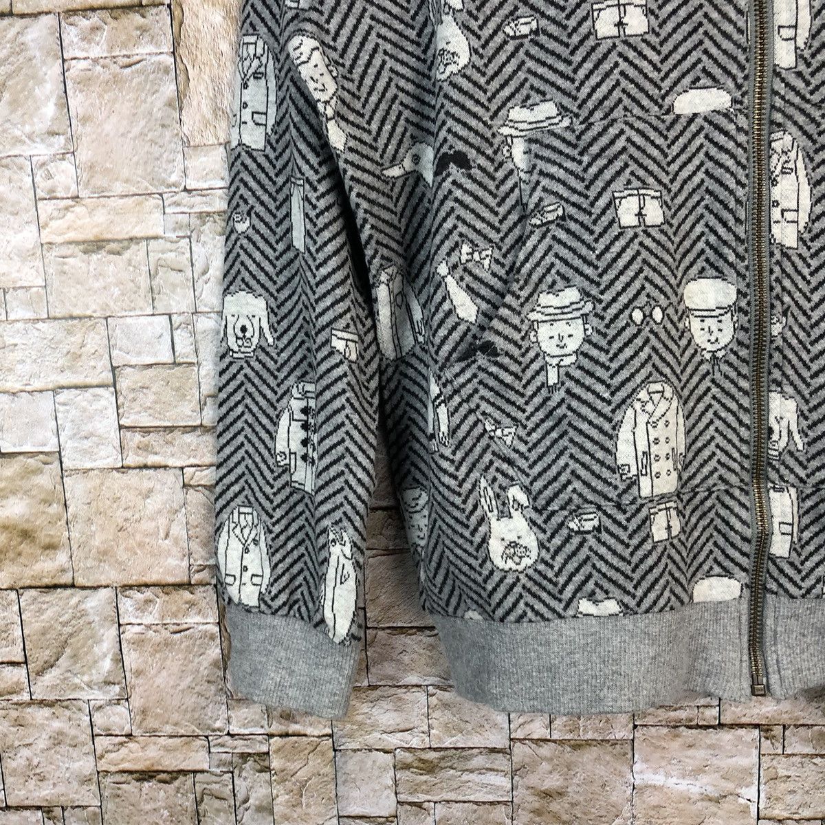 Ne-Net DL Ne Net by issey miyake fullprint sweater Hoodie #A513 Size US M / EU 48-50 / 2 - 7 Thumbnail