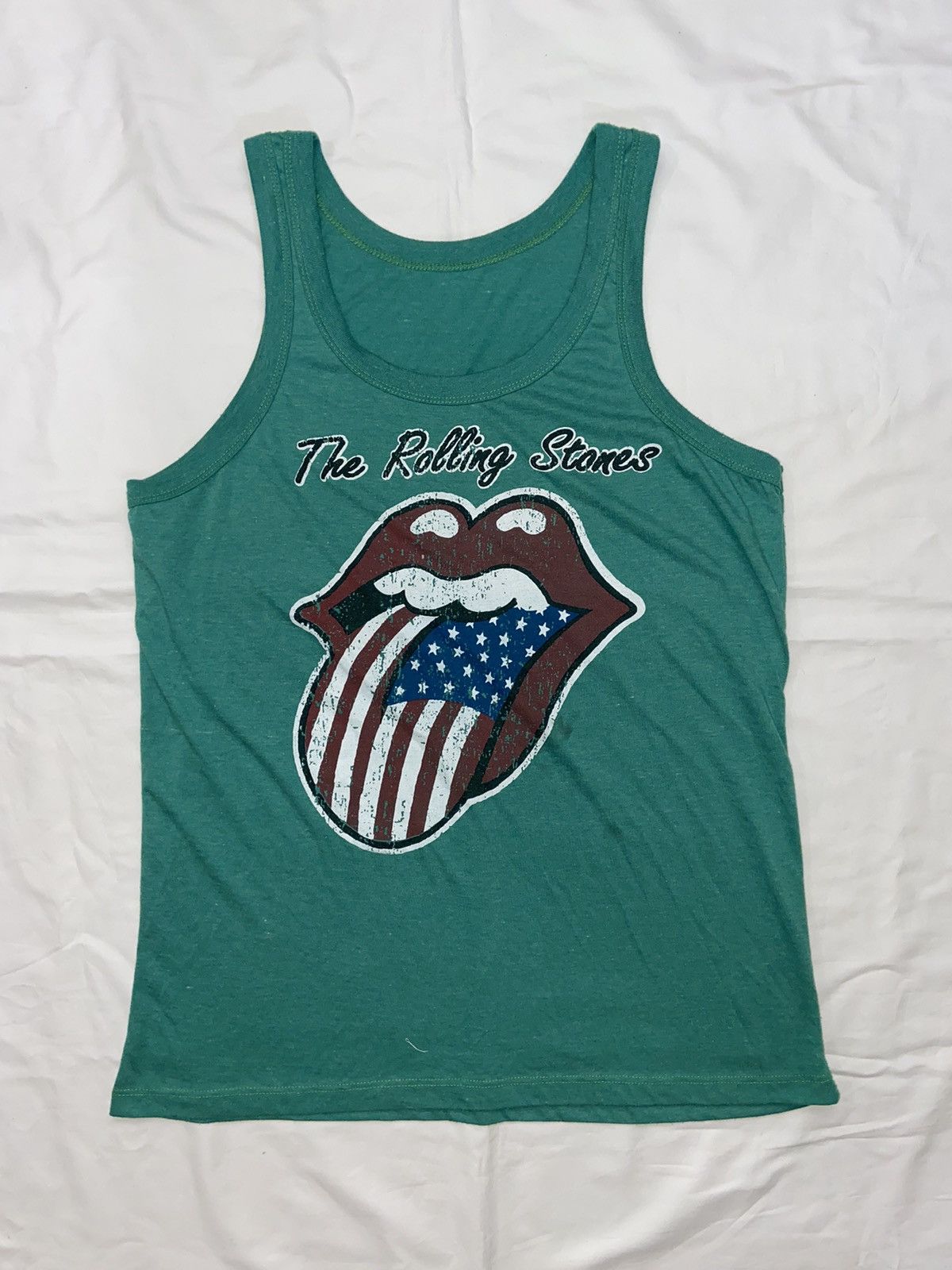 Vintage Vintage The Rolling Stones USA Tank Top Y2K Rock Band Tee