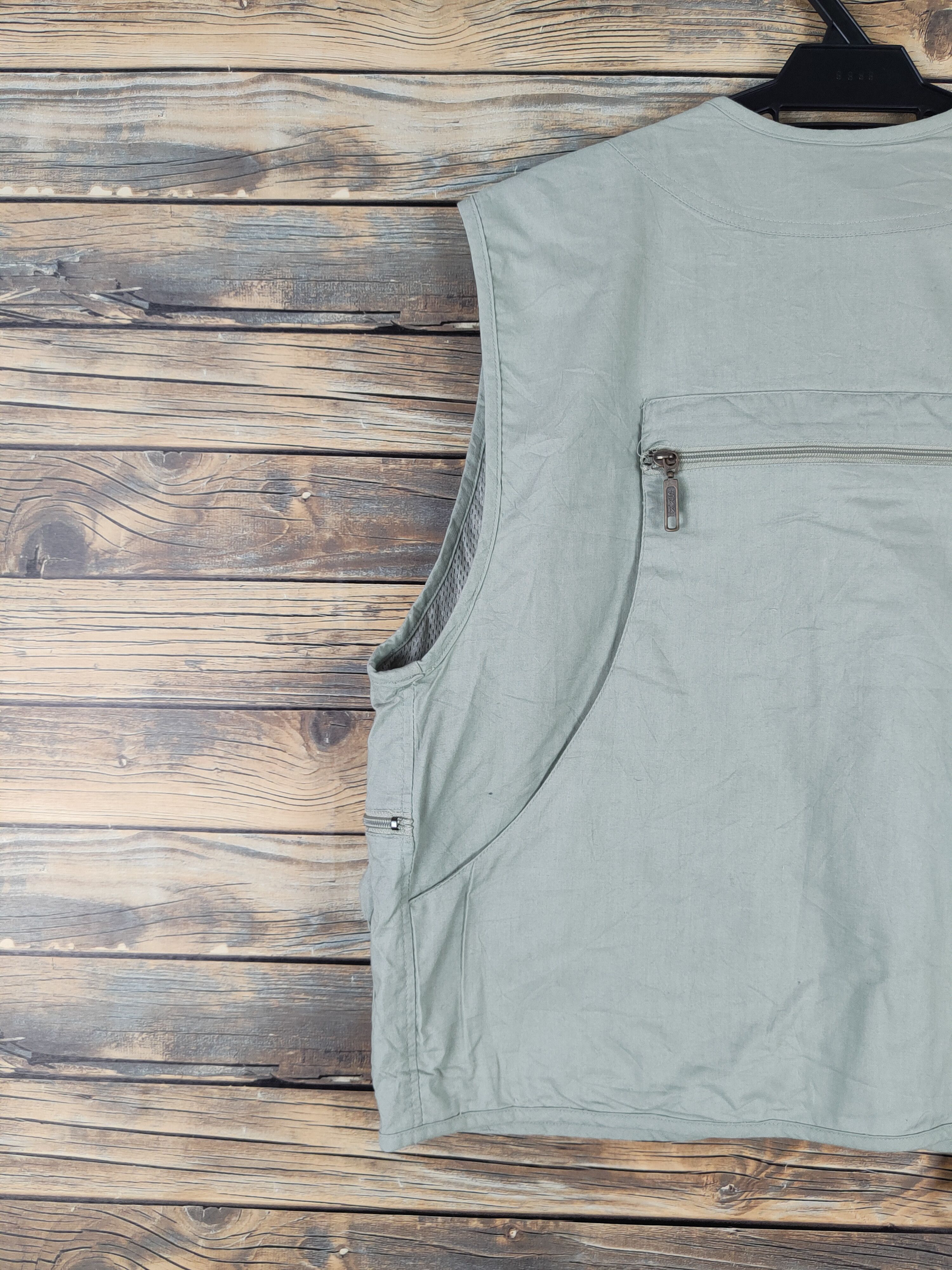 Japanese Brand Varoz Green multipocket Vests #W2144 Size US M / EU 48-50 / 2 - 8 Thumbnail